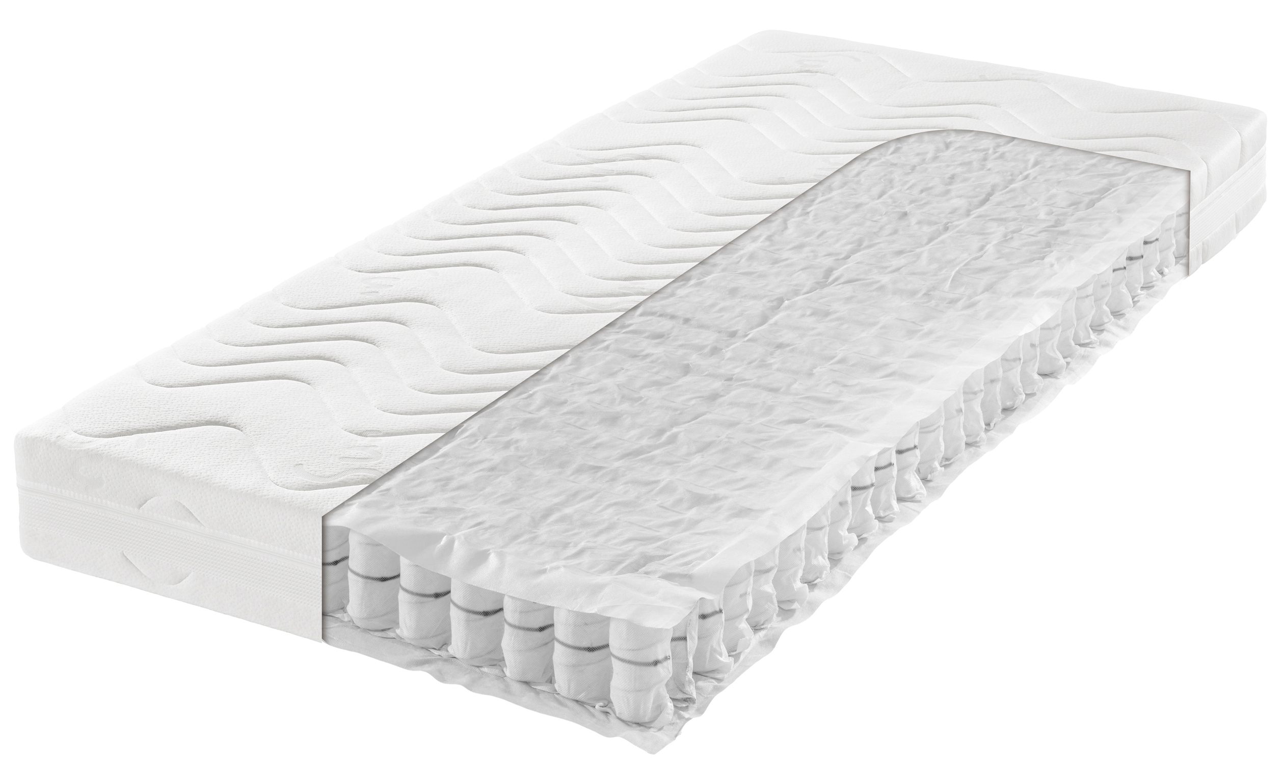 fan 7-Zonen-Tonnentaschenfederkern-Matratze Komfort Med T H4 extra fest