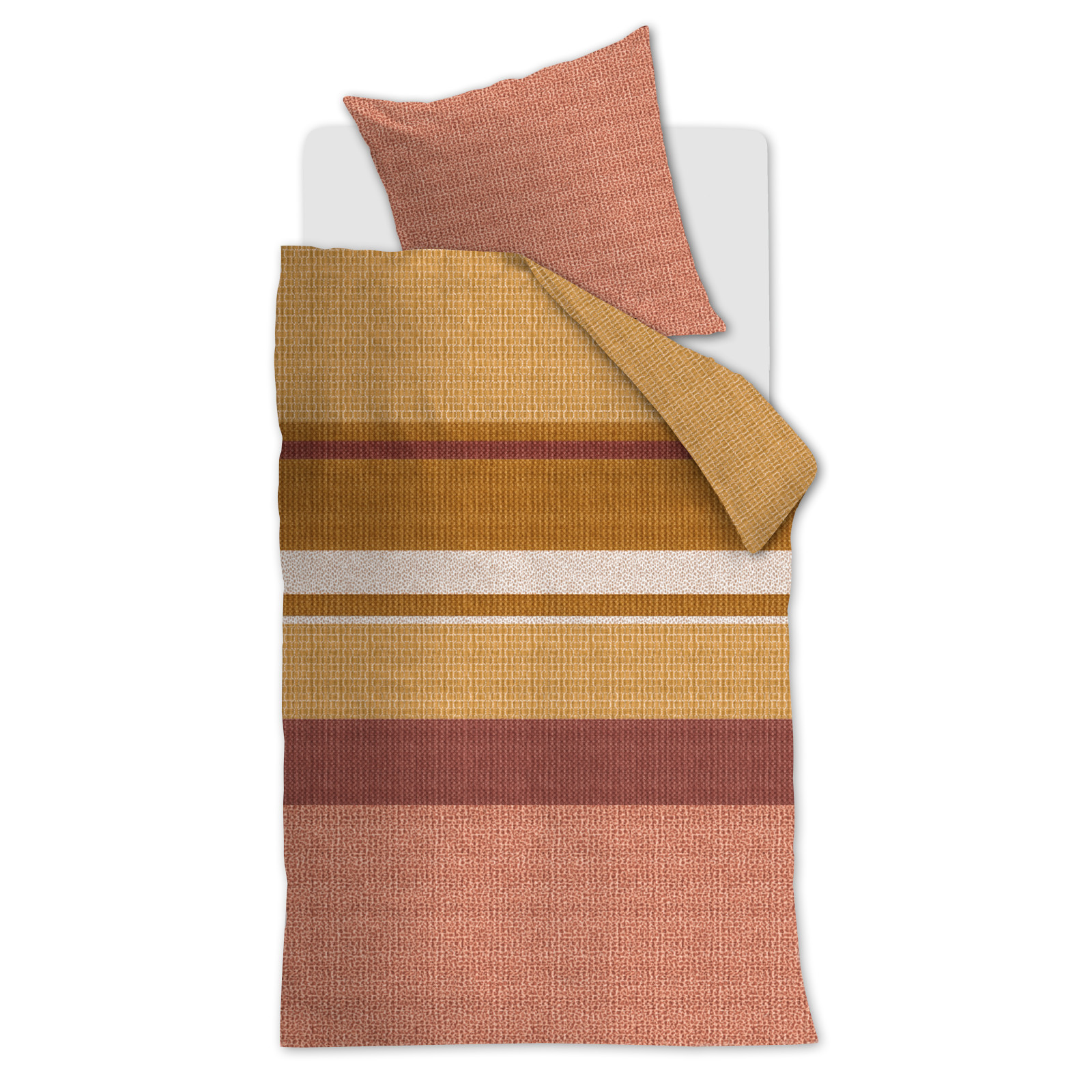 beddinghouse Bettwäsche Berith, Größe 135x200/80x80 cm, yellow