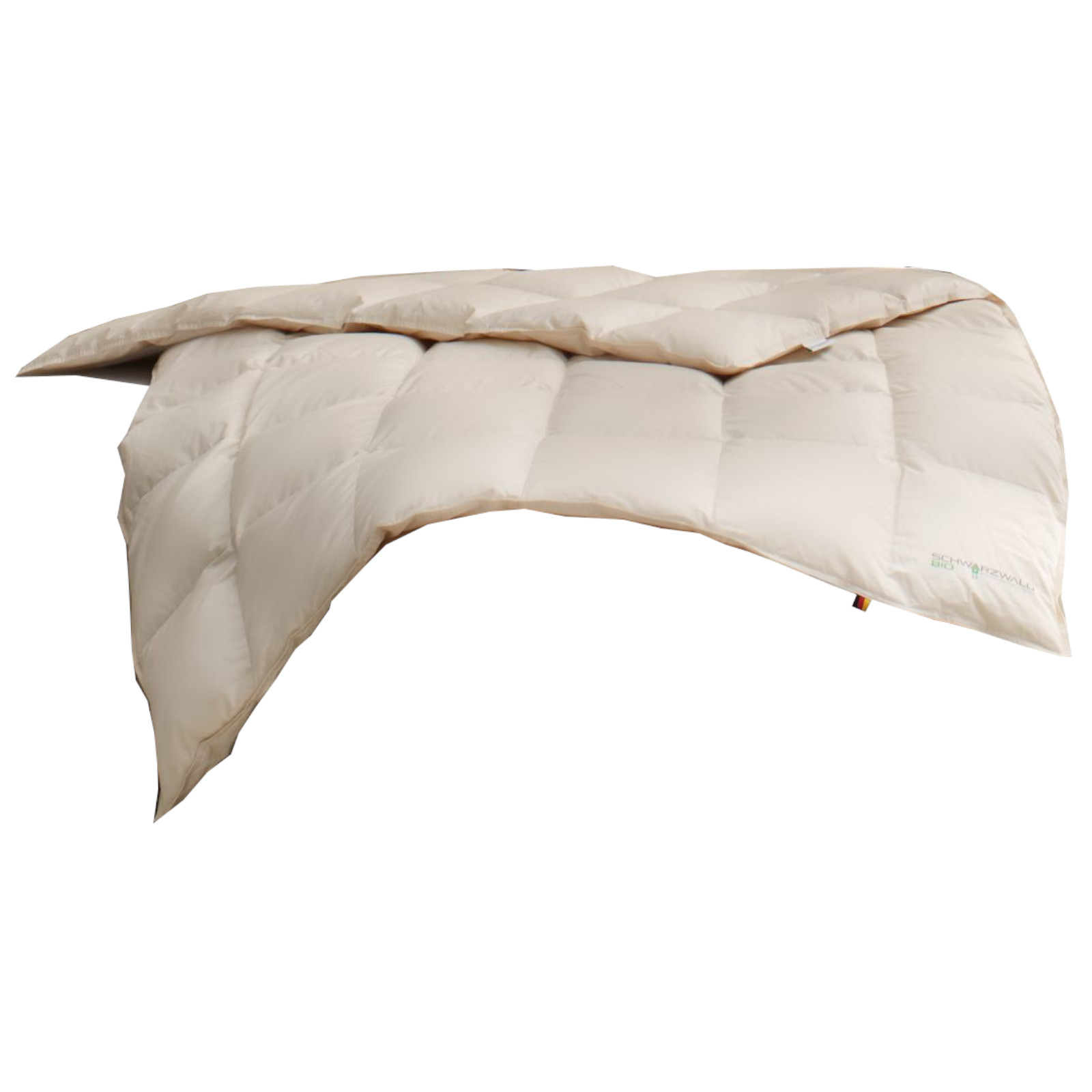 OBB Bio DaunenKassettendecke Dahlia Winterdecke extra warm Biodecke Größe 200x200  cm