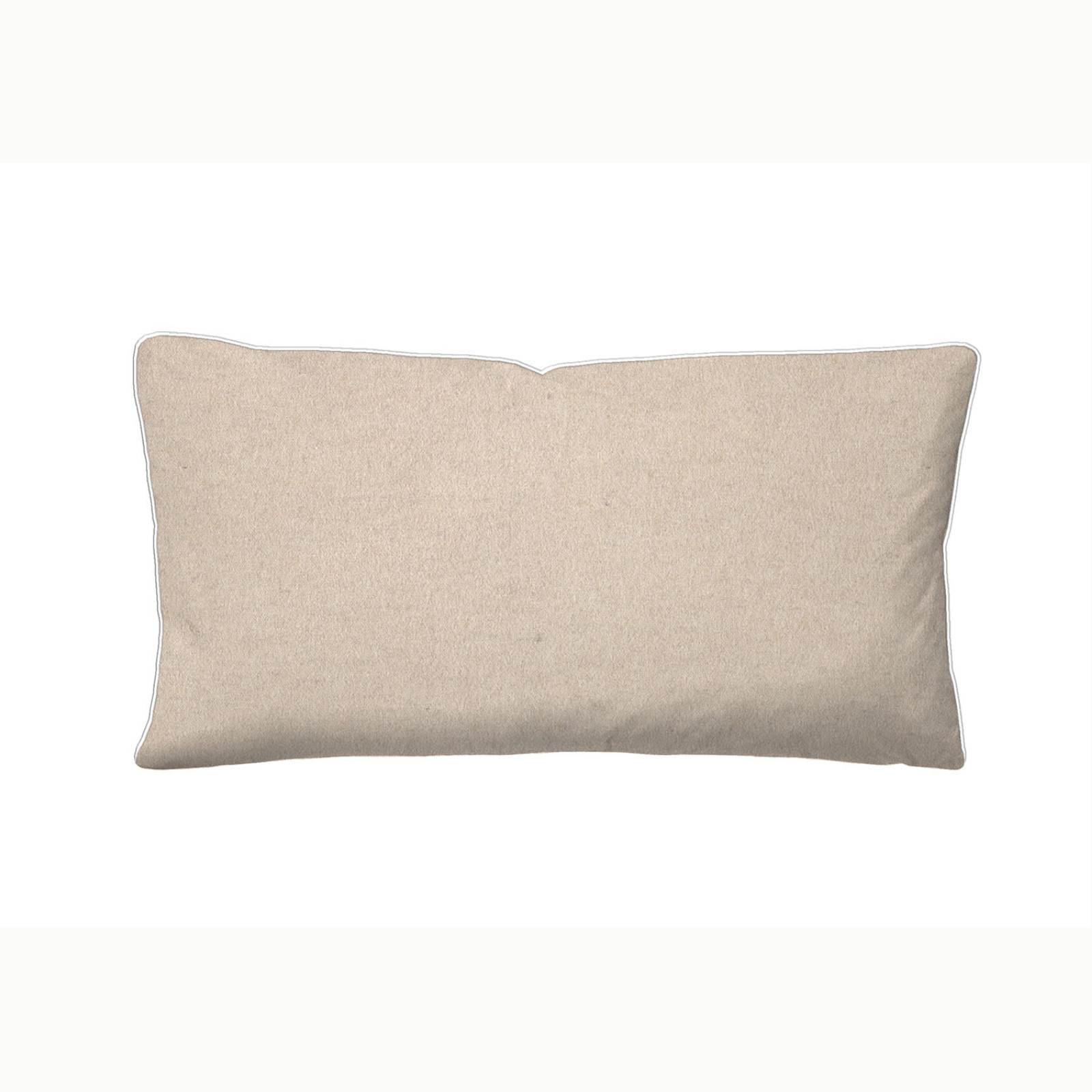 Biberna Melange 40x80 cm kitt, Biber-Wende-Kissenbezug