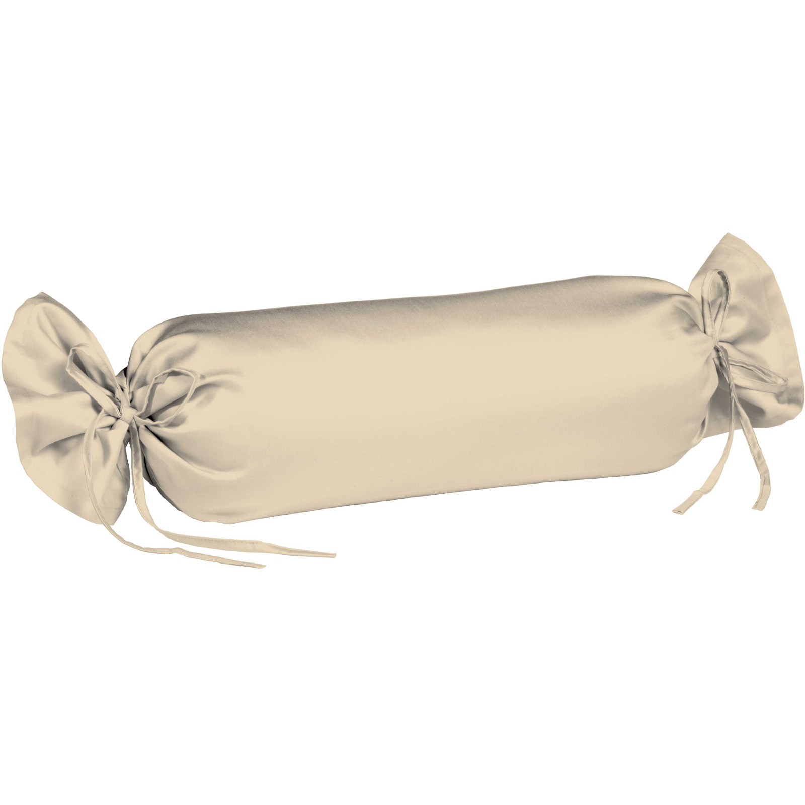 Fleuresse Mako-Satin-Kissenbezug uni colours Farbe beige 2043