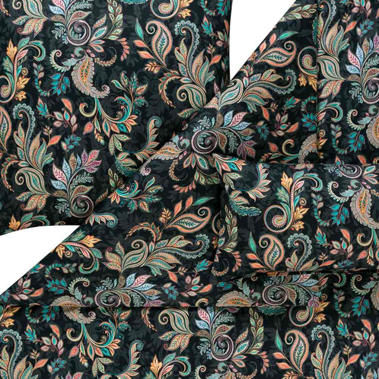 Estella Regina multicolor 135x200 cm, Mako-Satin-Bettwäsche