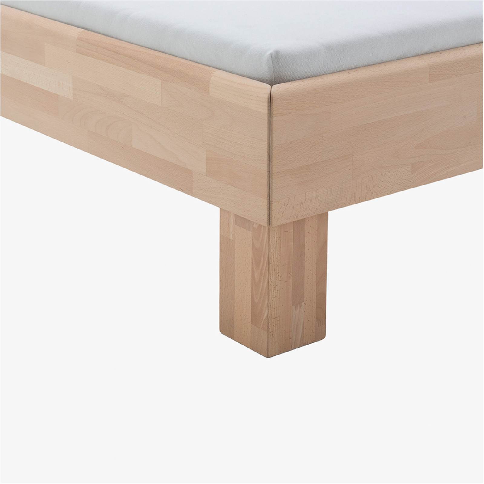 Dico Avantgarde Wildeiche Massivholz Bettrahmen incl. Kopfteil 390.41