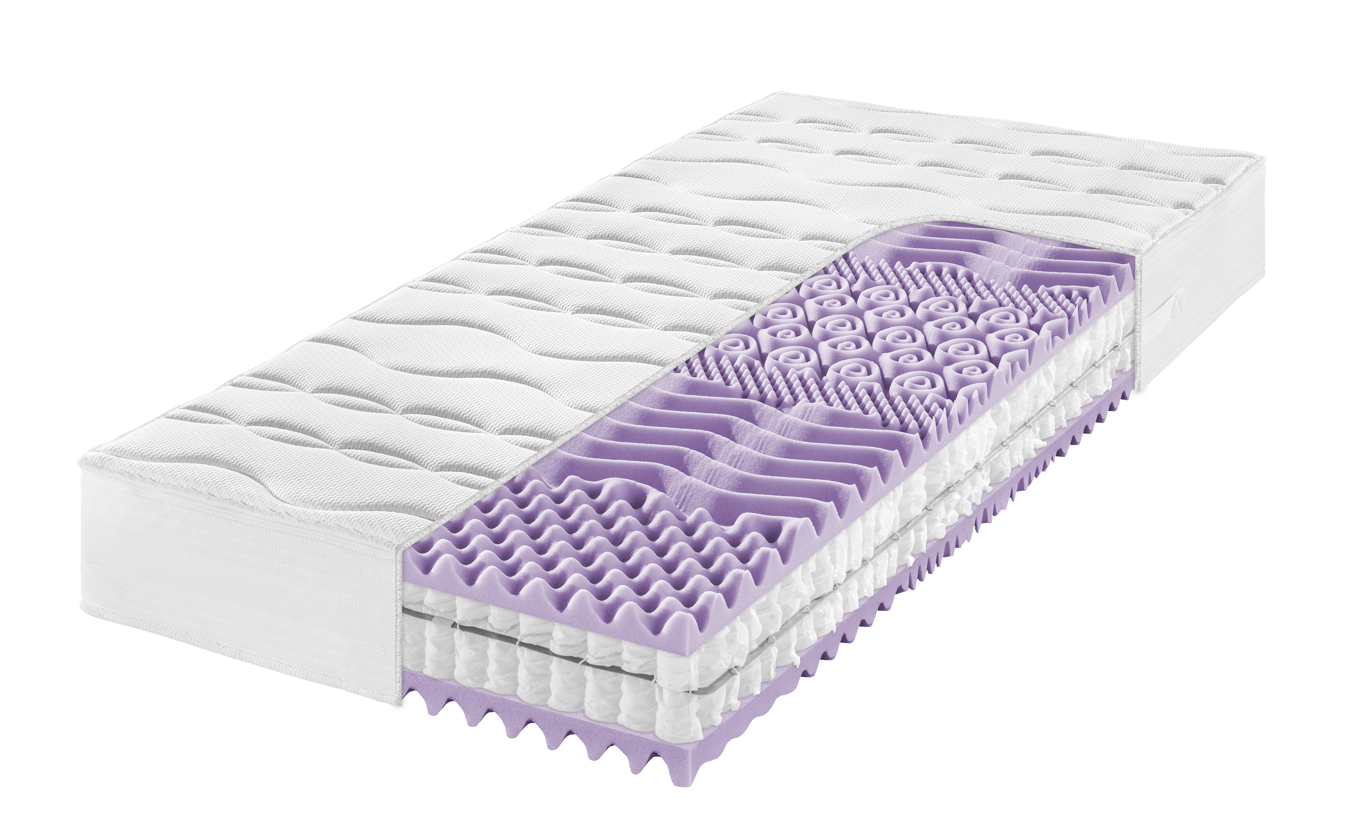 Frankenstolz Matratze Thermo T - 7-Zonen-Tonnentaschenfederkern H4