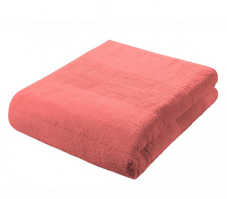 Fleuresse Frottier Liegetuch Größe 90x200 cm, Farbe 14 flamingo red