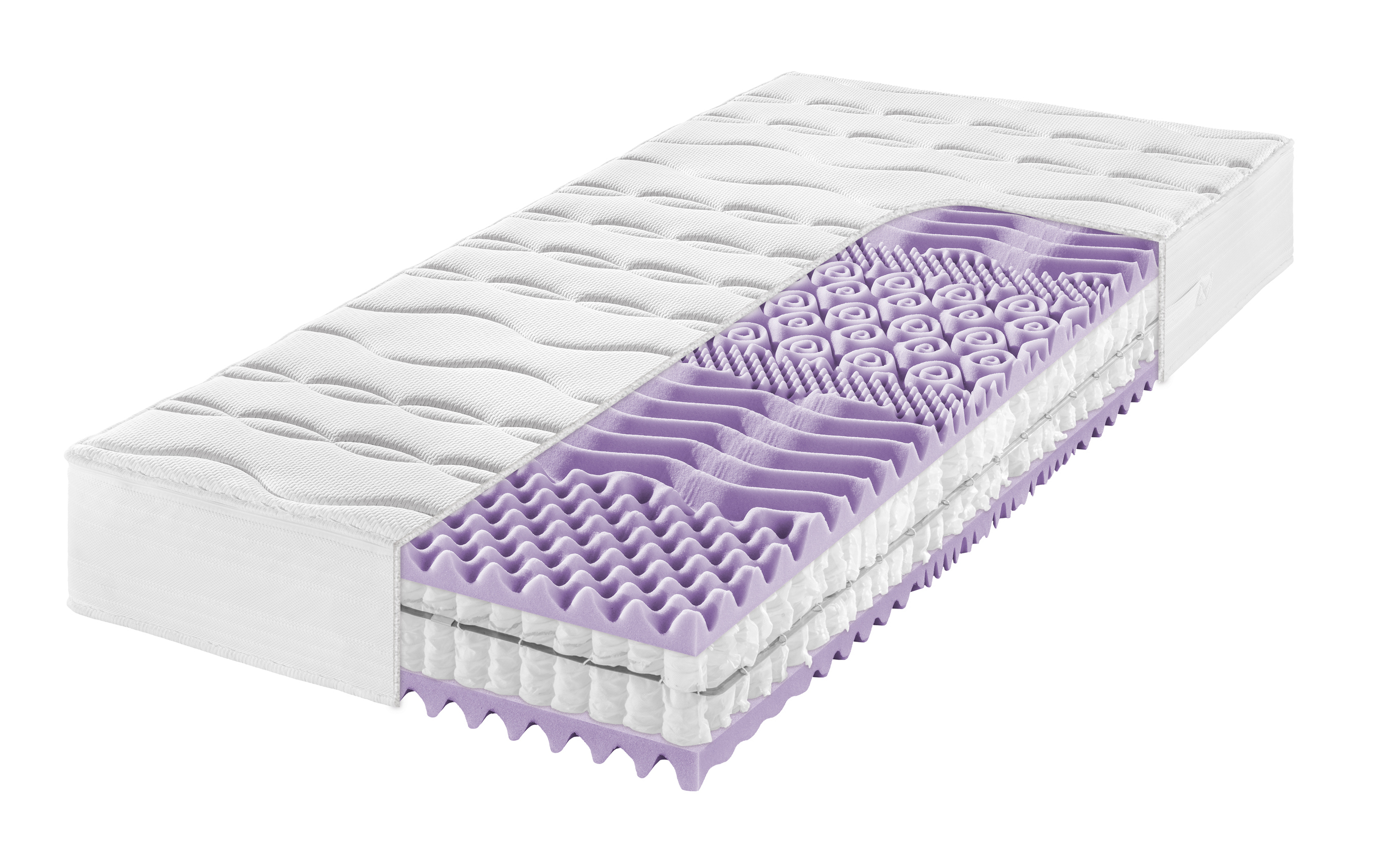 Frankenstolz Matratze Klima T - 7-Zonen-Tonnentaschenfederkern H3