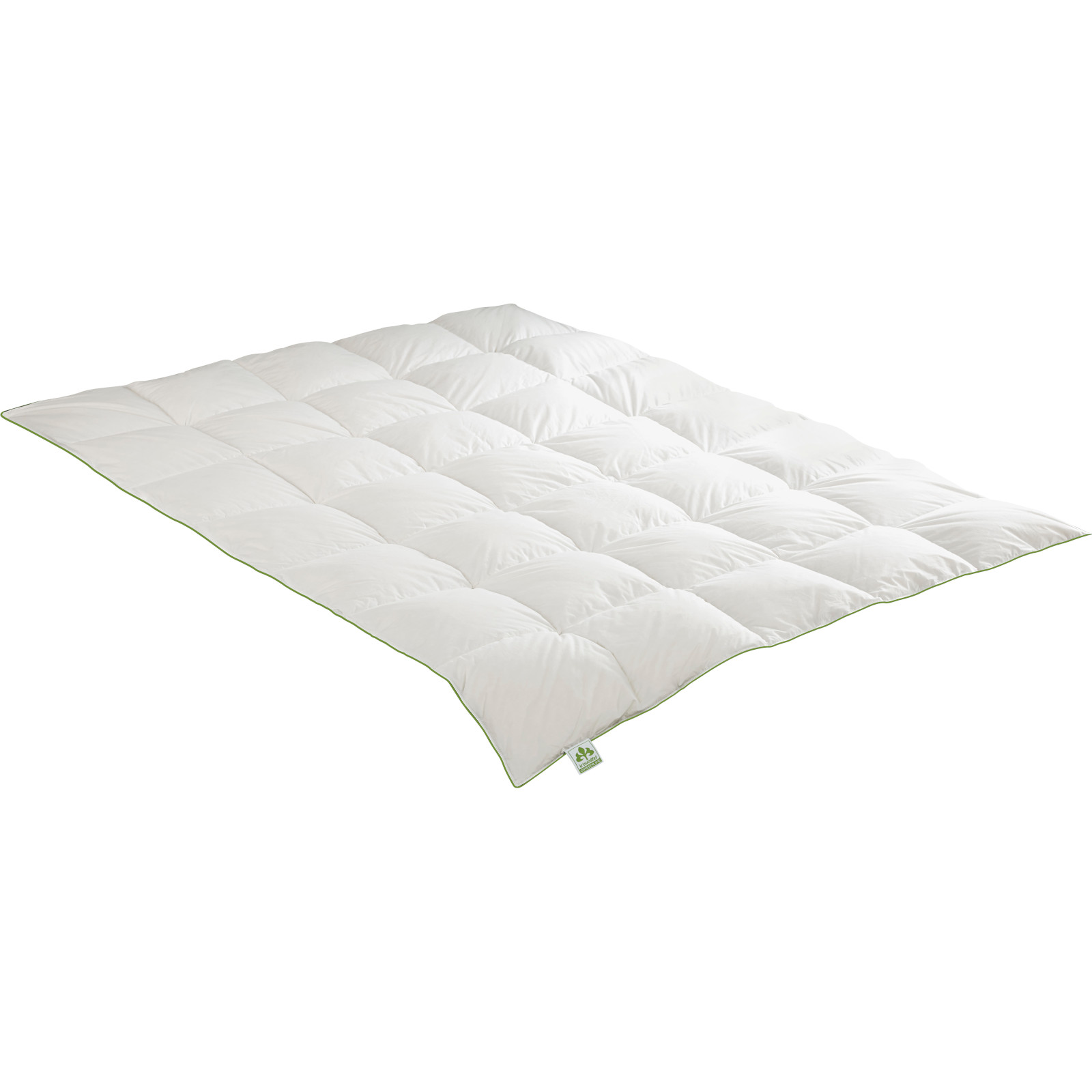 IRISETTE Greenline Daunensteppbett Medium Größe 155x220 cm Ganzjahresdecke