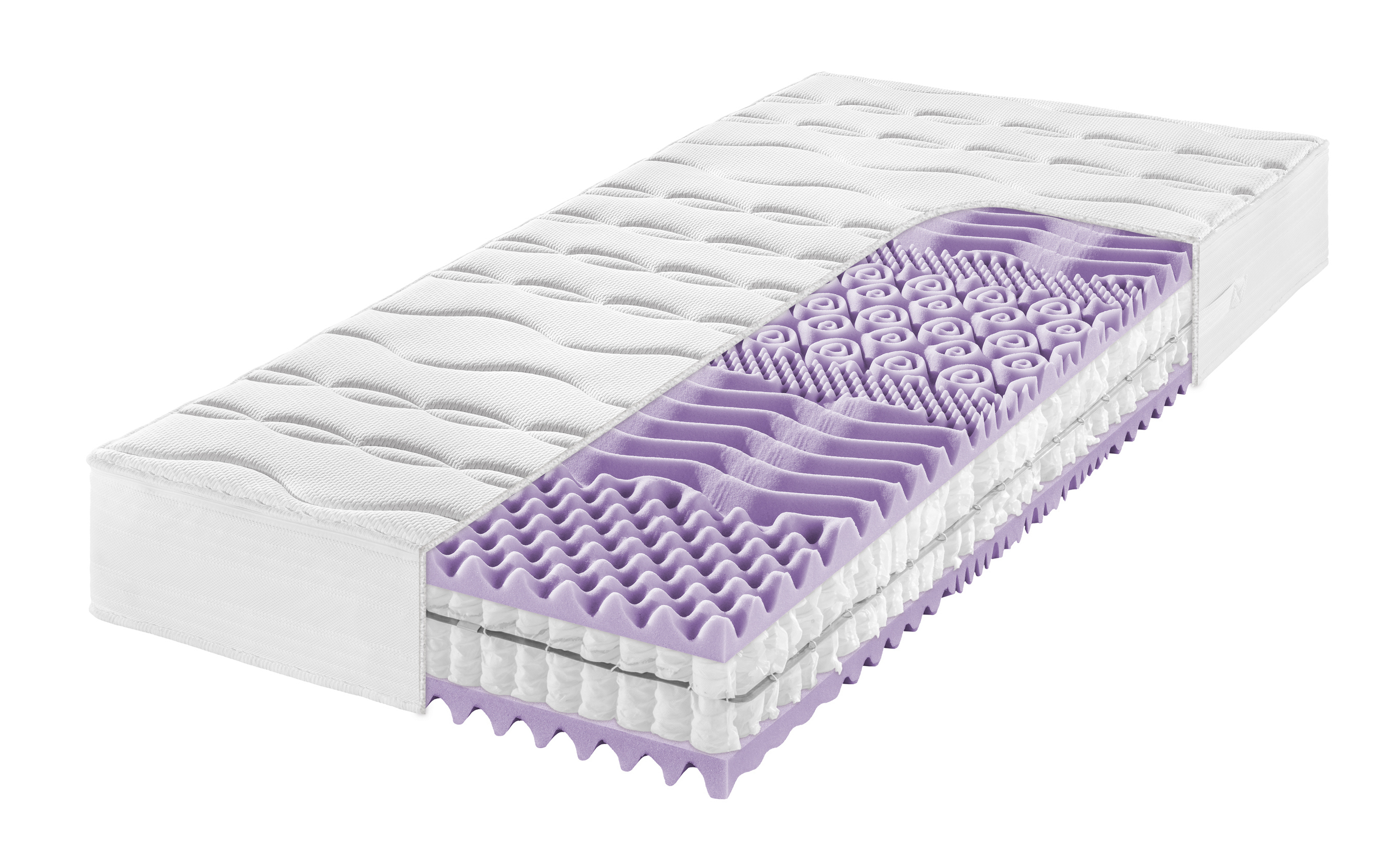 Frankenstolz Matratze Allergo T - 7-Zonen-Tonnentaschenfederkern H4