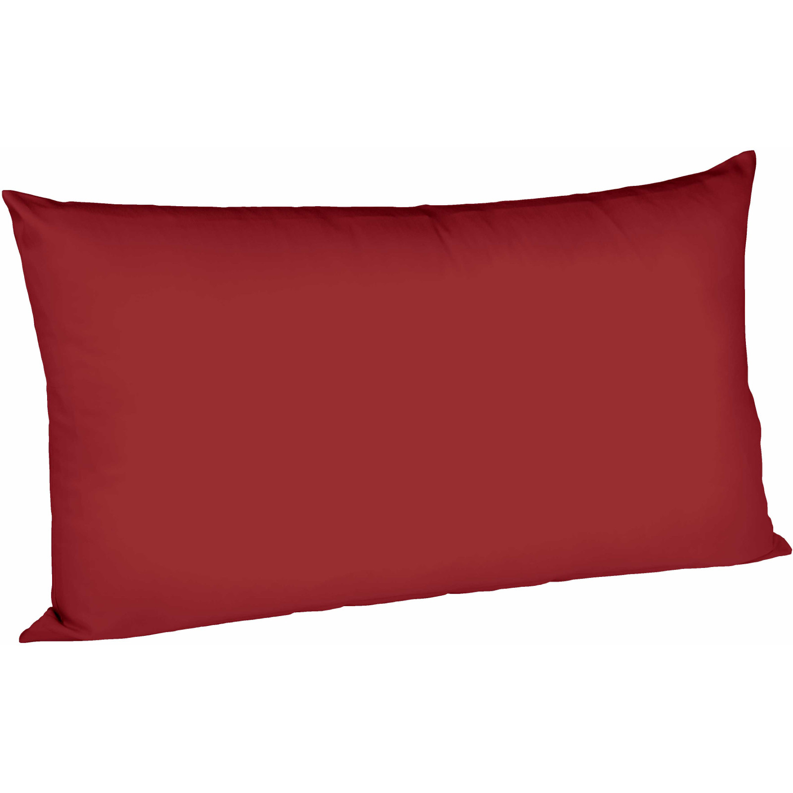 Fleuresse Mako-Satin-Kissenbezug uni colours, Farbe bordeaux 4580