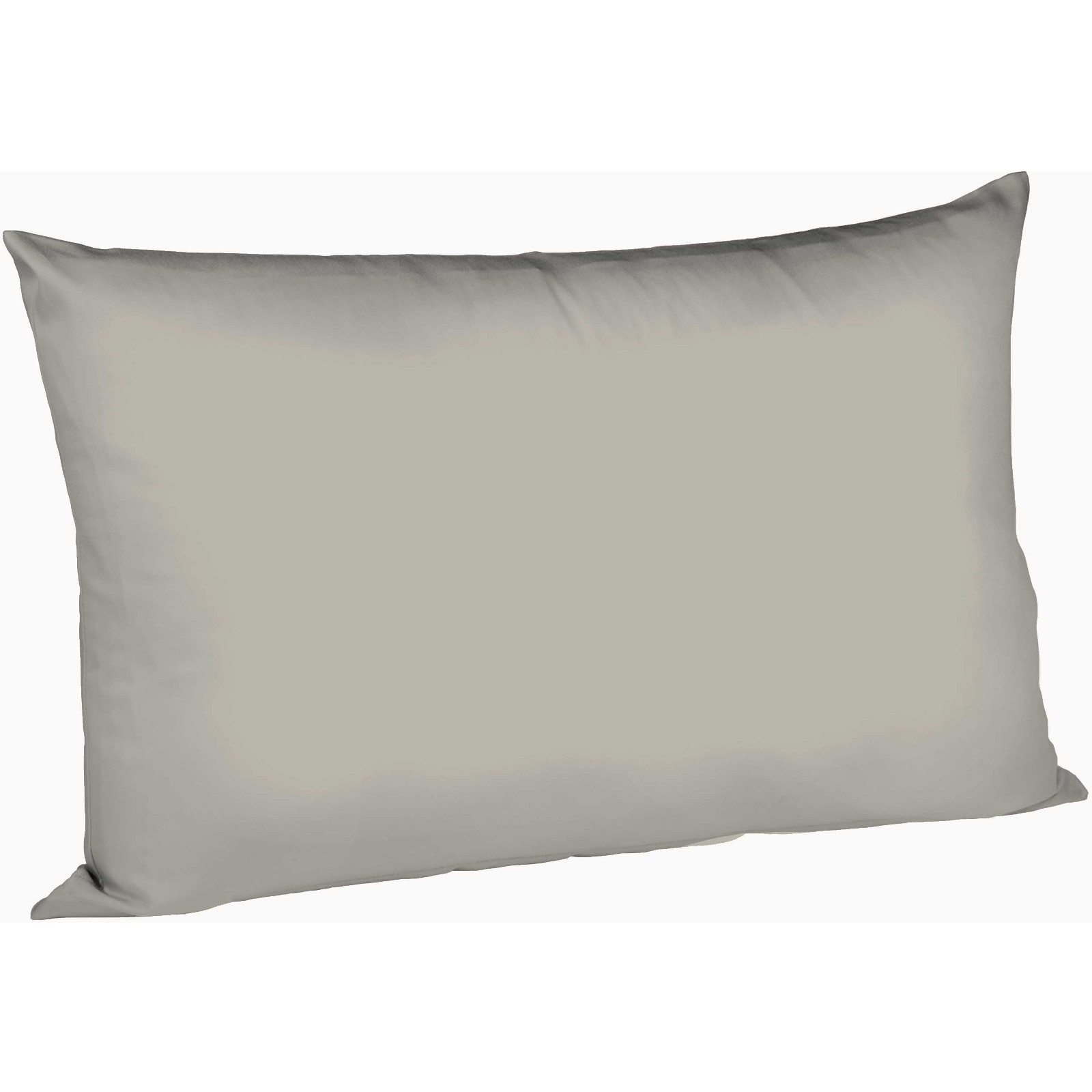 Fleuresse Mako-Satin-Kissenbezug uni colours grau 9021