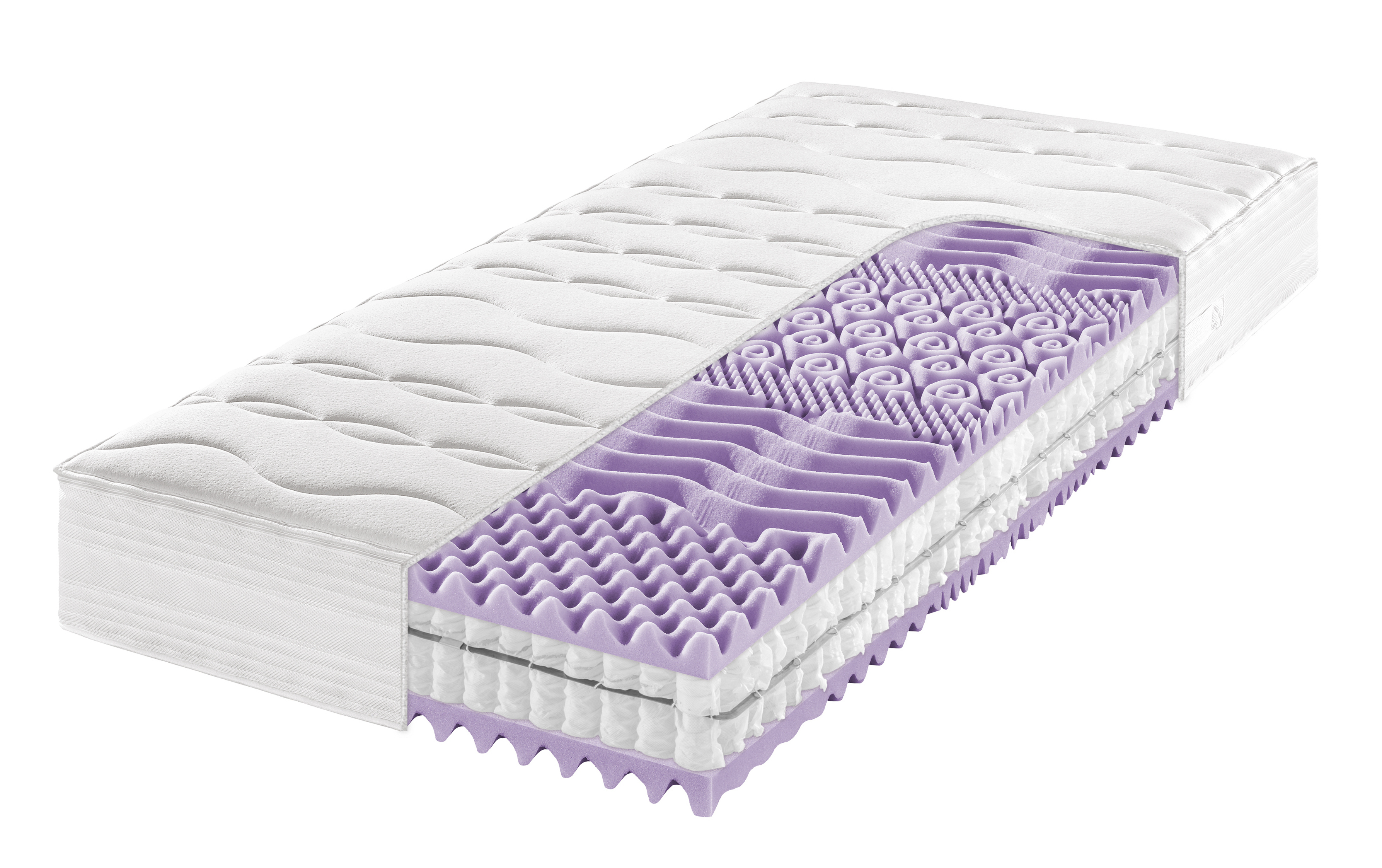 Frankenstolz Matratze Natura T - 7-Zonen-Tonnentaschenfederkern H3