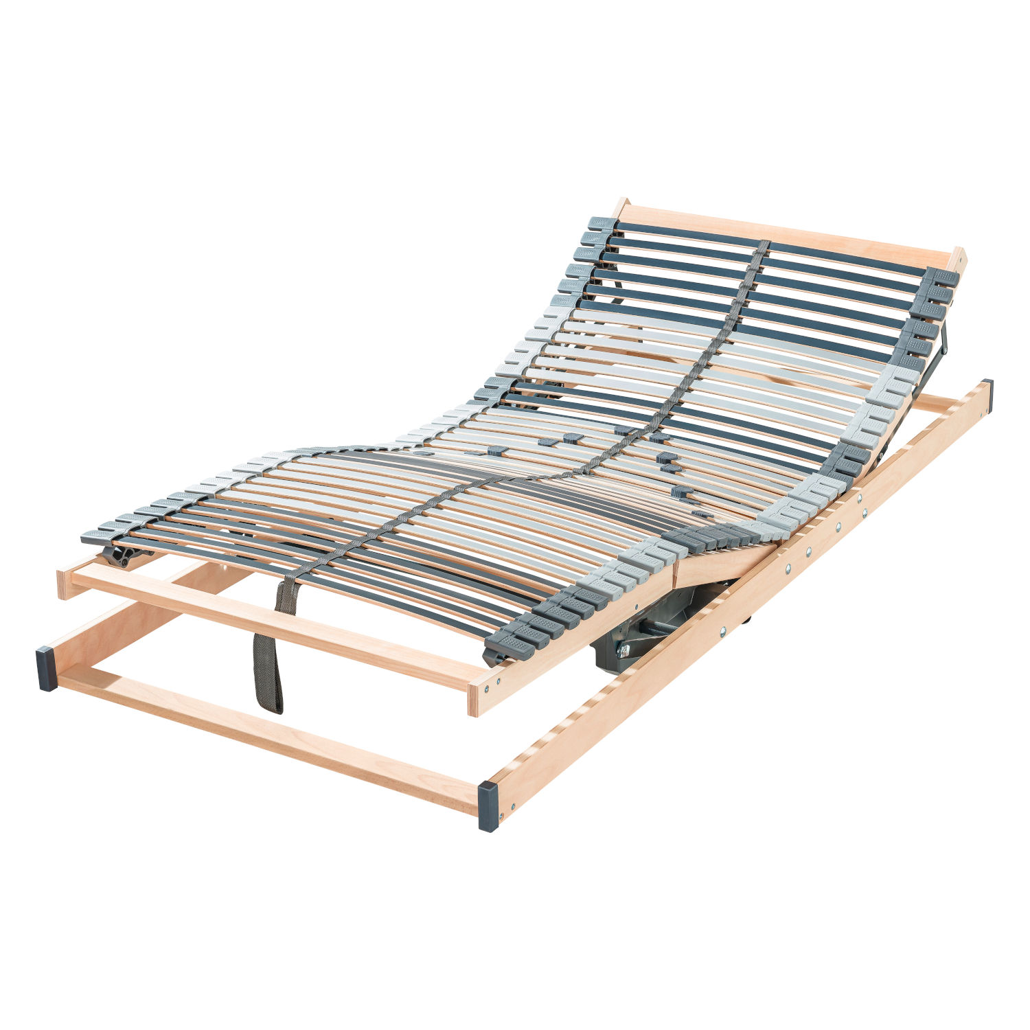 fan Lattenrost Federholzrahmen Punktoflex Premium elektrisch verstellbar Motorrahmen