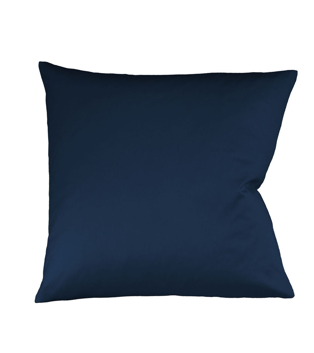 Fleuresse Interlock-Jersey-Kissenbezug uni colours dunkelblau 6061
