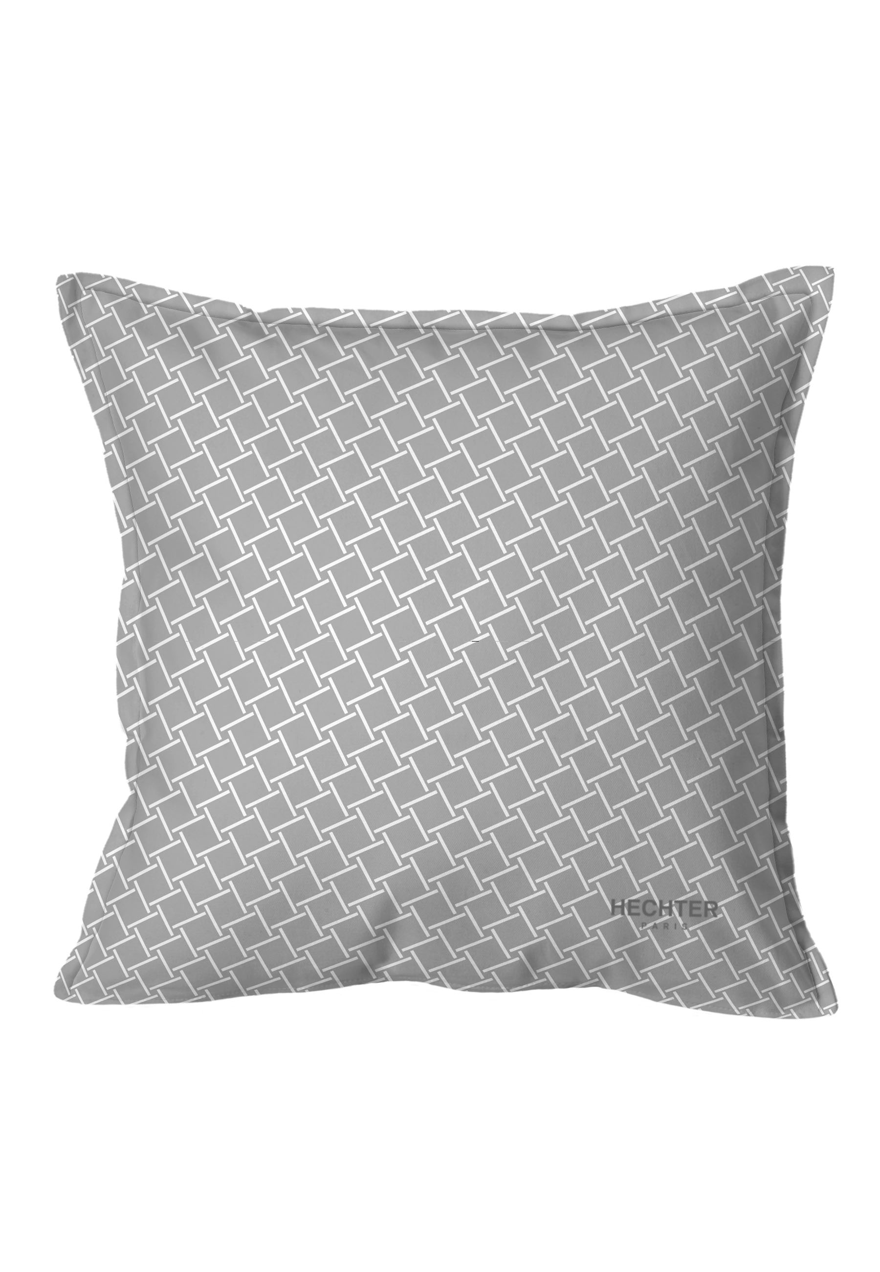 Biberna Satin 135 x 200 cm + 80 x 80 cm, silber/grau