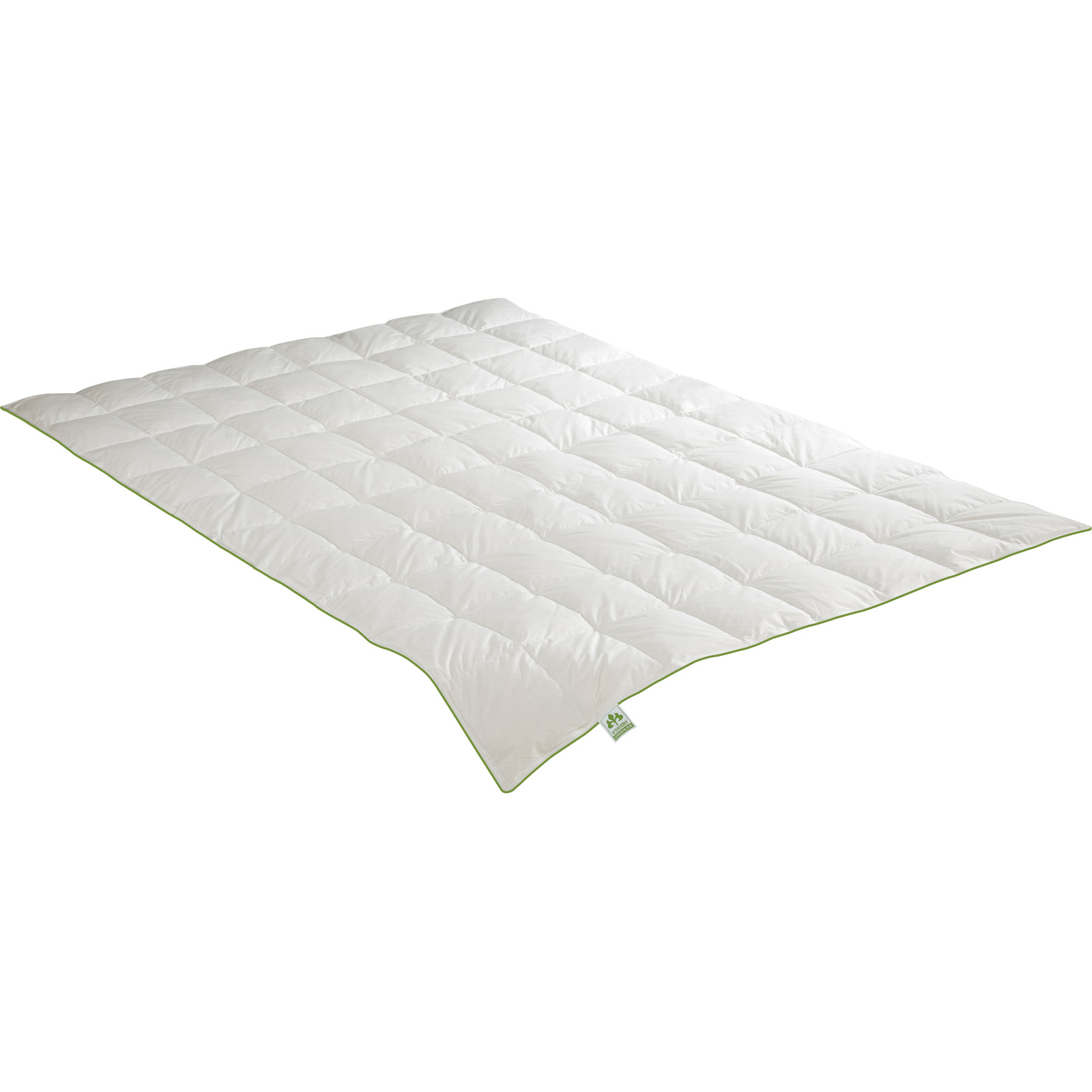 IRISETTE Greenline Daunensteppbett Ultra Leicht Größe 135x200 cm Sommerdecke
