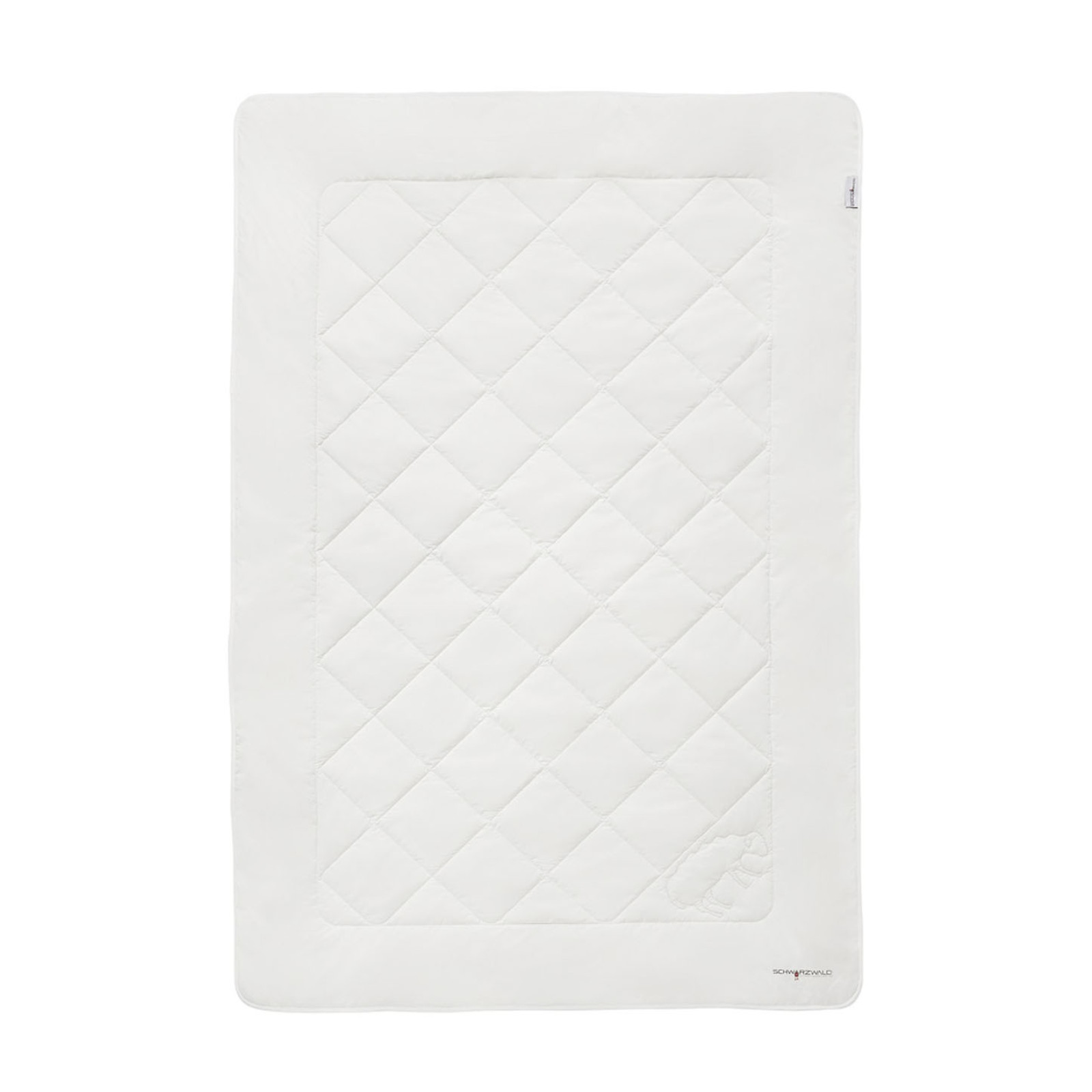 OBB Schurwolldecke Schafschurwolle Ganzjahresdecke Maria 155x220 cm