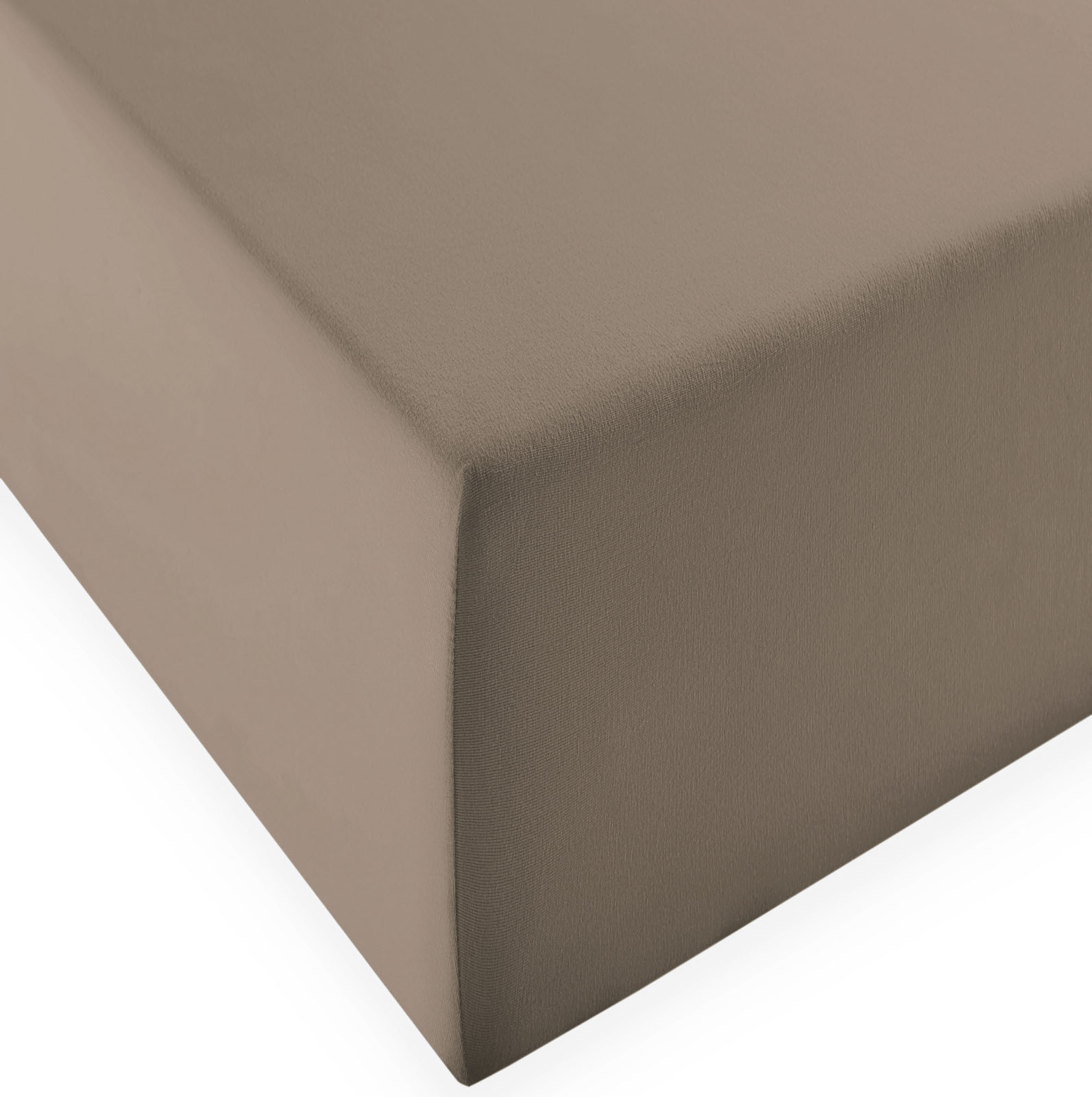 Fleuresse Boxspring- und Wasserbetten Jersey-Spannlaken comfort XL 9042 taupe