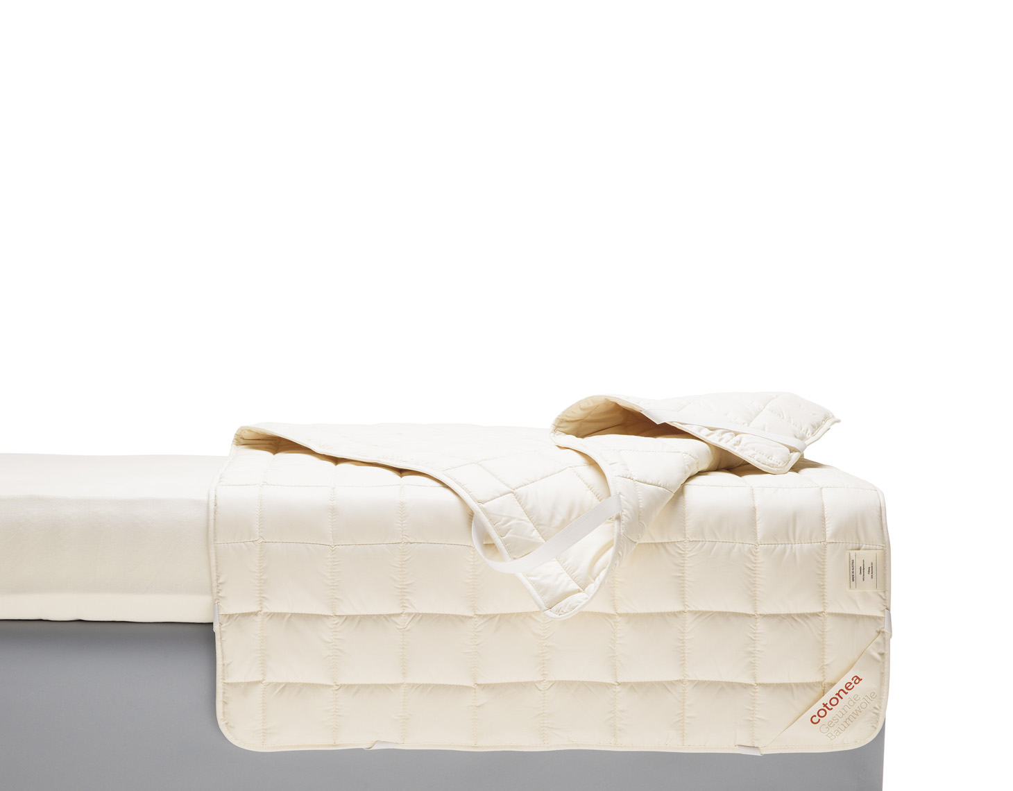 Cotonea Unterbett Dilana Schafschurwolle Größe 90x200 cm