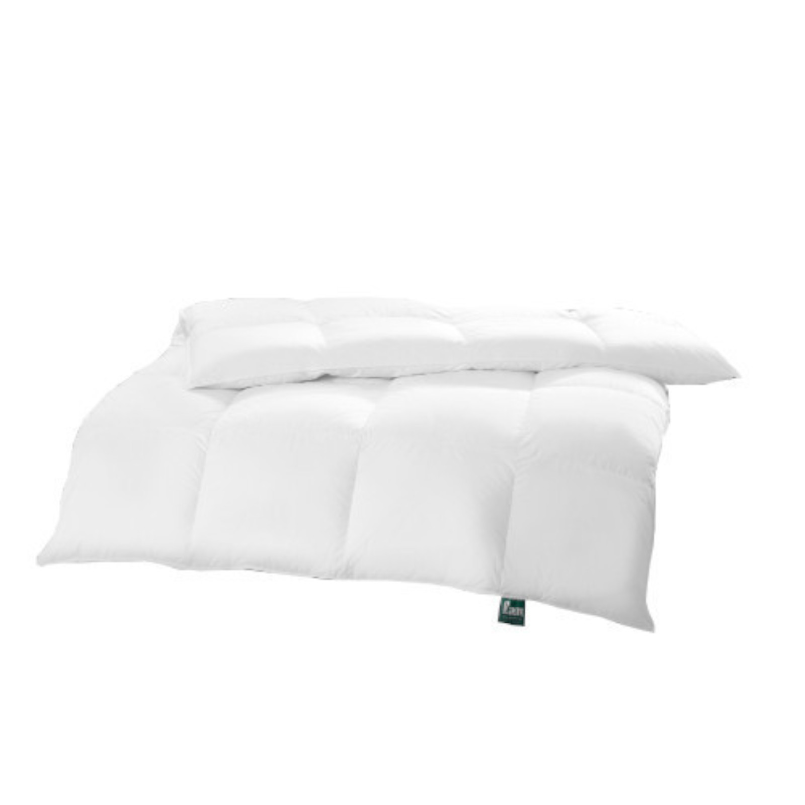 fan Daunen-Kassettendecke Alaska-Biobasiert, Größe 135x200 cm, Wärmeleistung warm