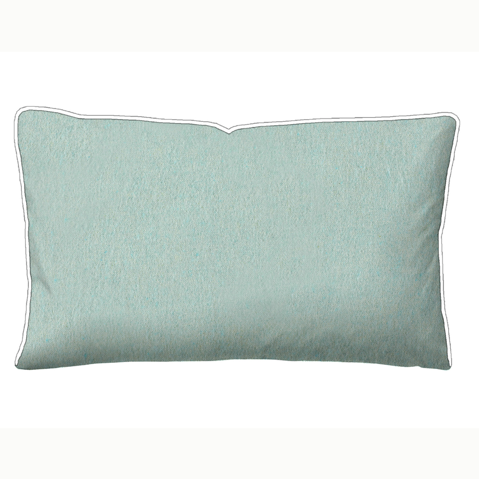 Biberna Melange Biber-Wende-Kissenbezug 0840500-431, Größe 40x80 cm, minze