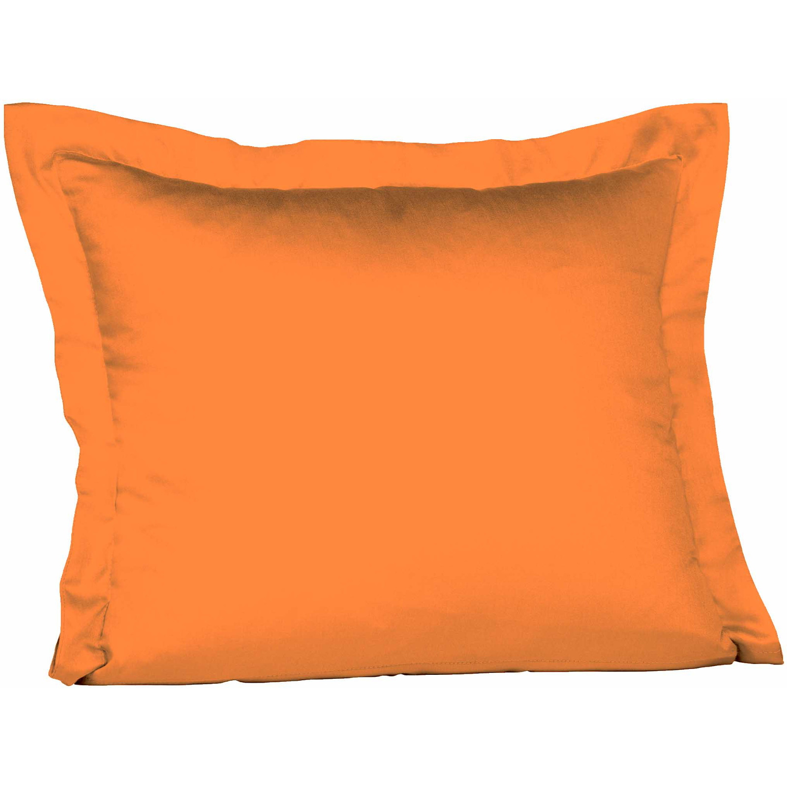 Fleuresse Mako-Satin-Kissenbezug uni colours Farbe orange 2044