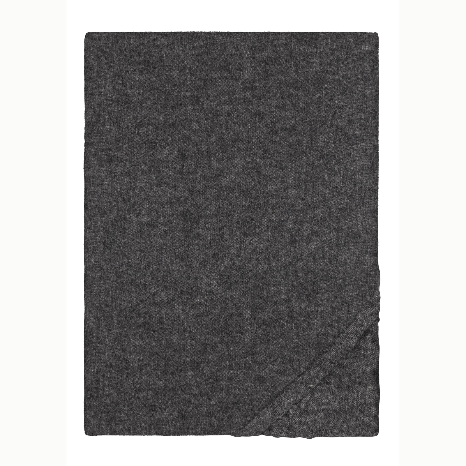 biberna Melange -Flanell Spannbettlaken  Größe 180/200x200 cm, titanium