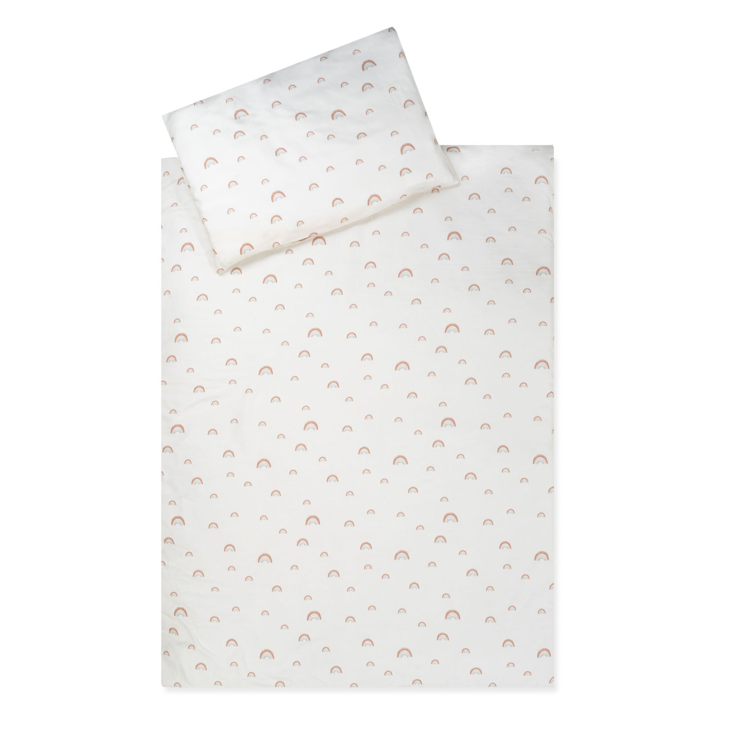 Zöllner Kinder-Bettwäsche Organic Rainbow 100x135 cm + 40x60 cm Bio-Baumwolle