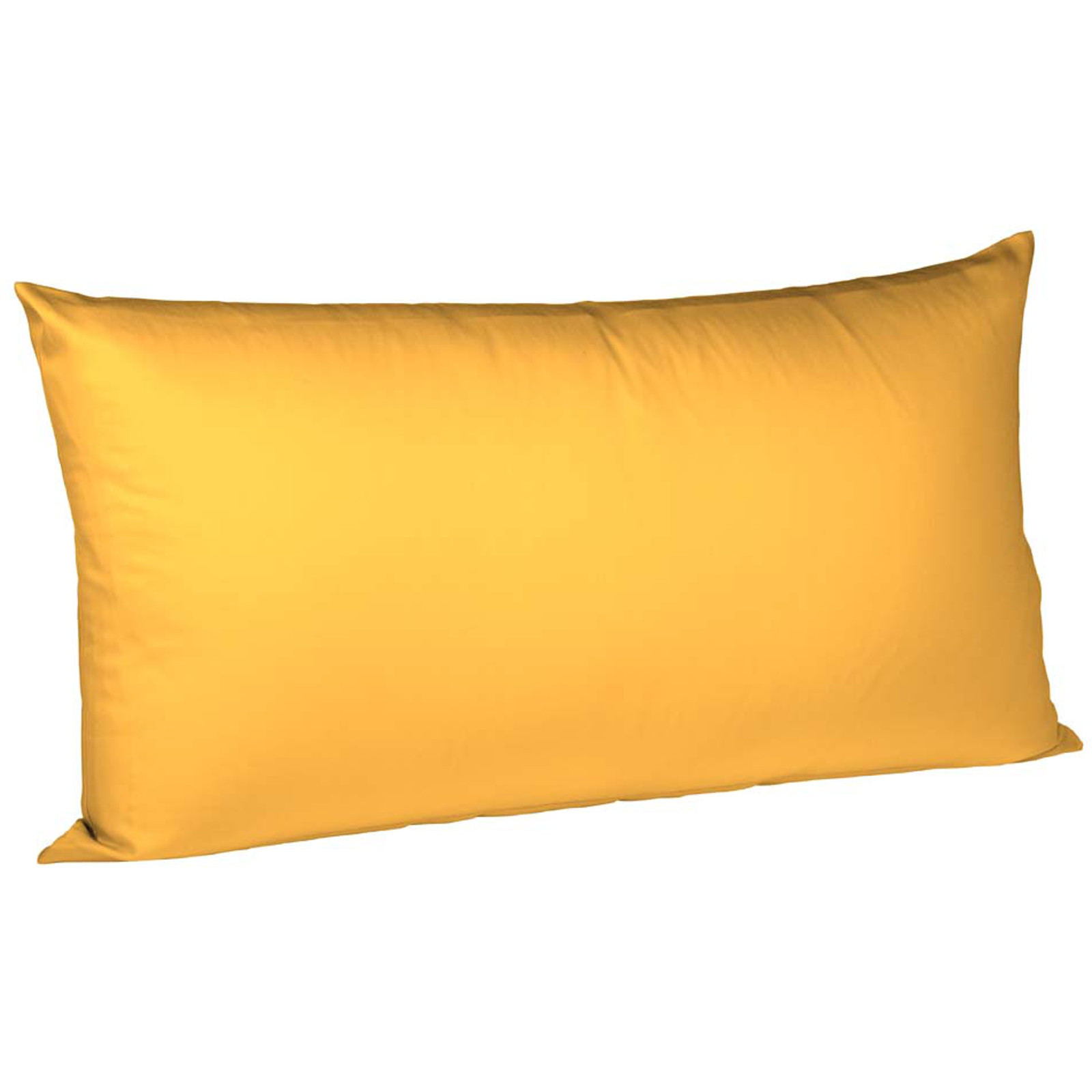 Fleuresse Interlock-Jersey-Kissenbezug uni colours sonne 2349