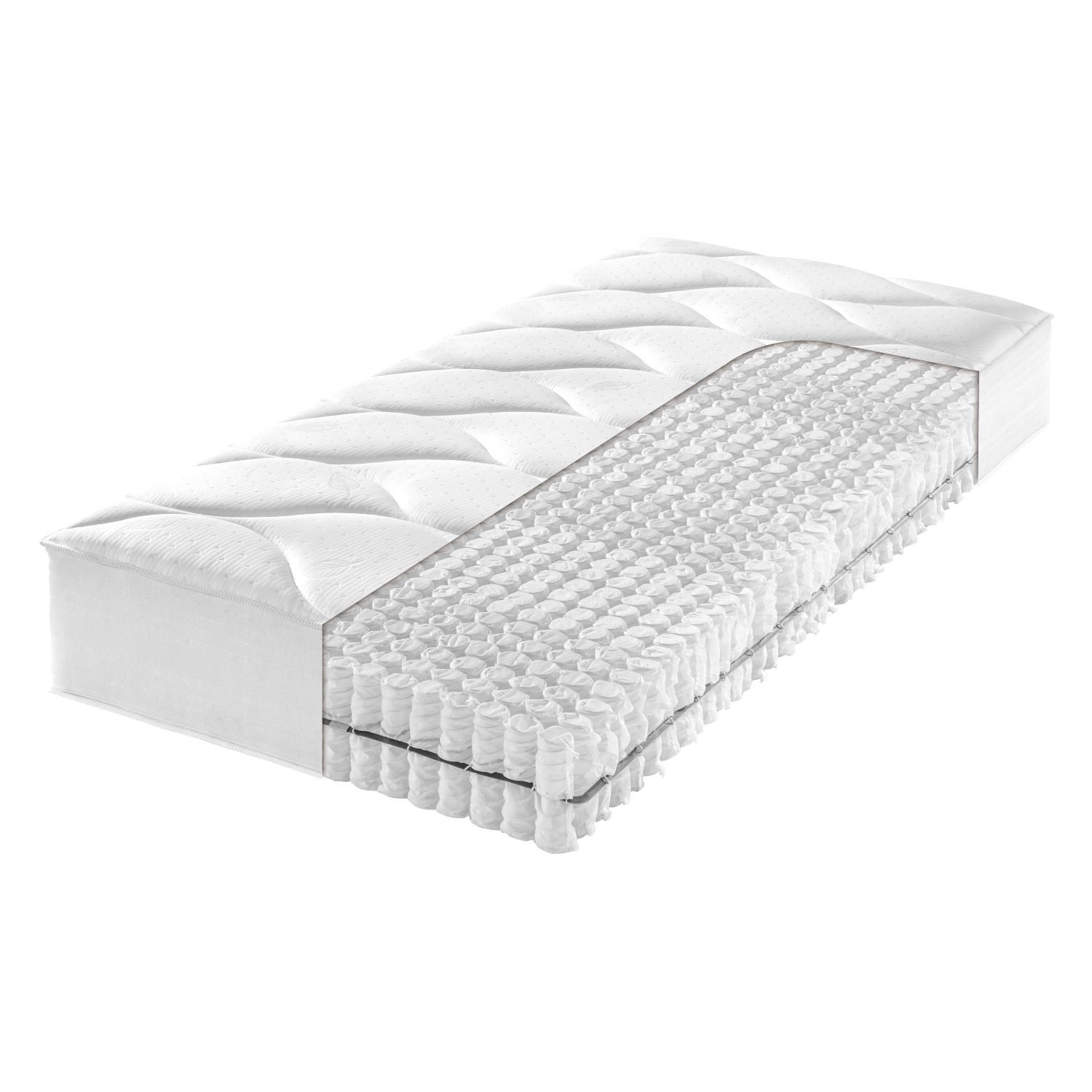 fan 7-Zonen-Tonnentaschenfederkern-Matratze Saphire 1.000 T Härtegrad 3