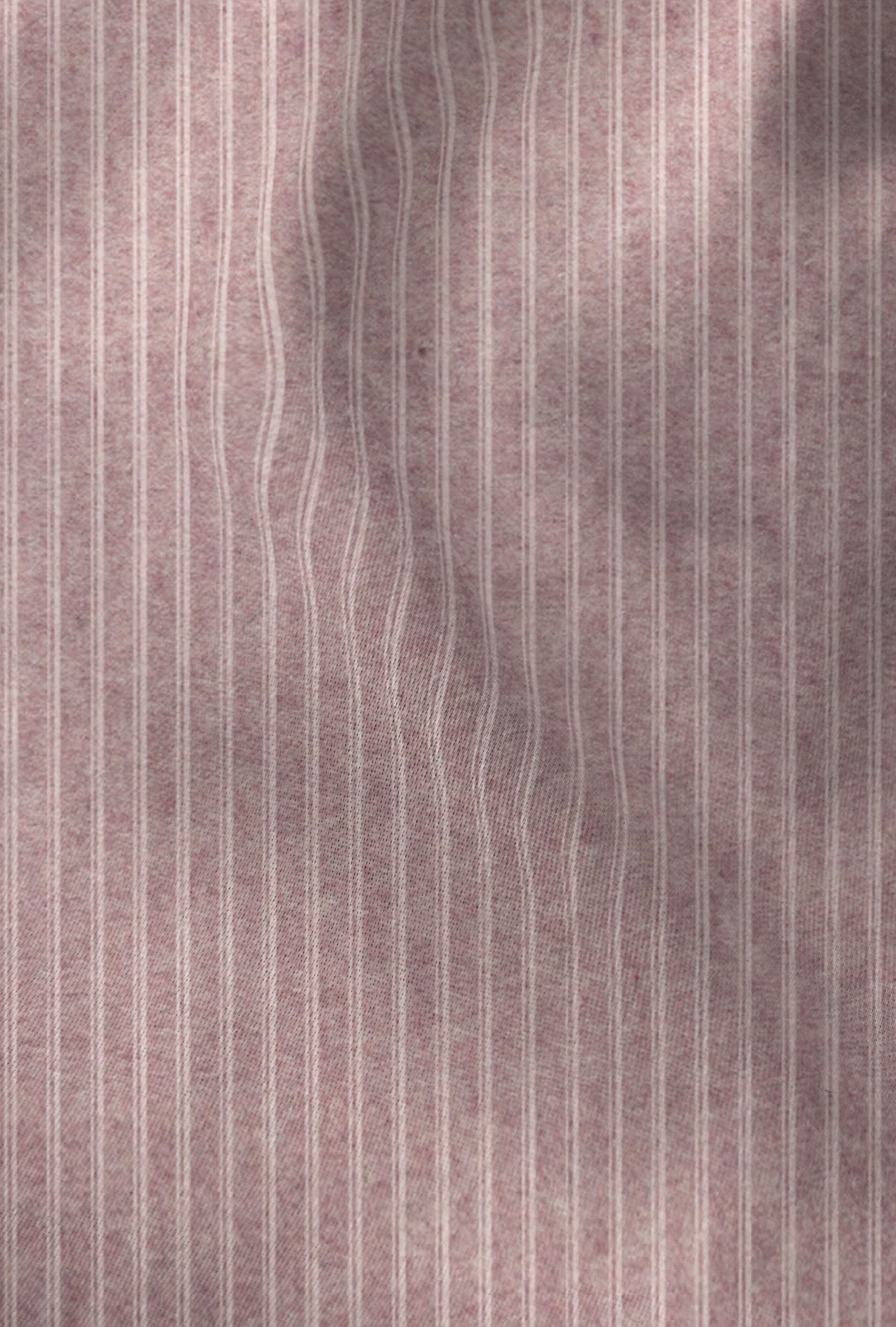 Biberna Wendebettwäsche rosé 135x200 cm, Melange-Flanell-Bettwäsche