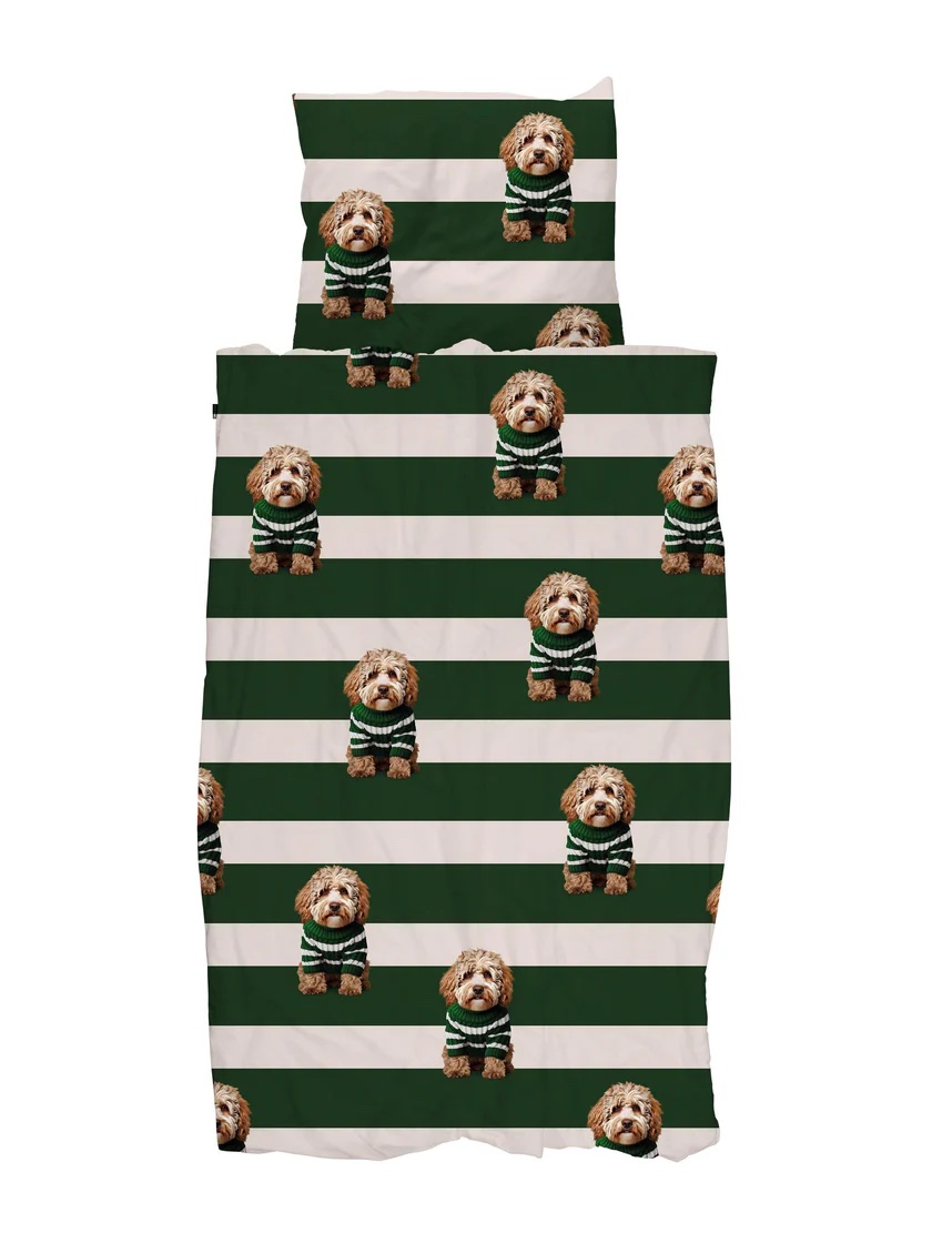 Snurk Bettwäsche Labradoodle 135 x 200 cm, inkl. 1 Kissenbezug 80 x 80 cm