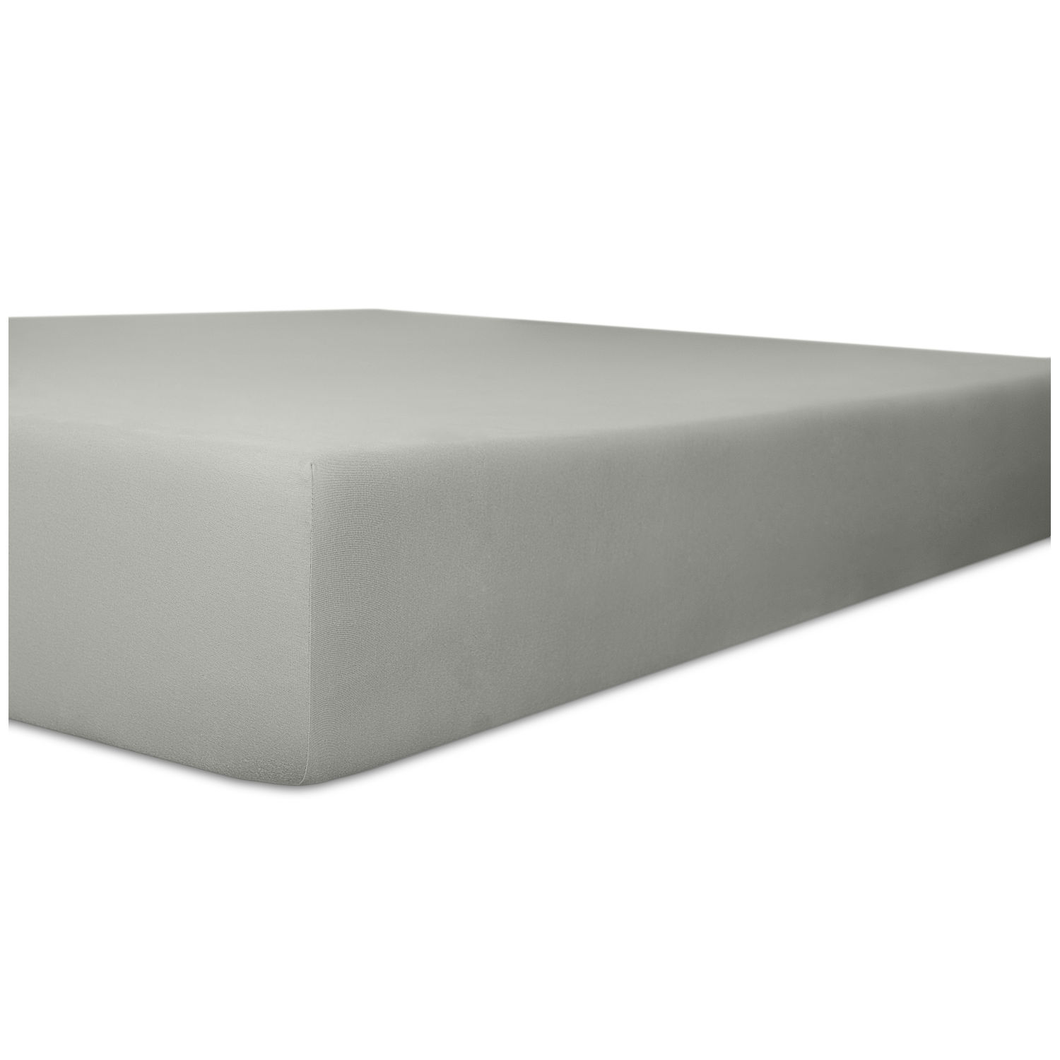 Kneer Vario-Stretch Spannbetttuch für Topper 4-12 cm Höhe Qualität 22 Farbe schiefer
