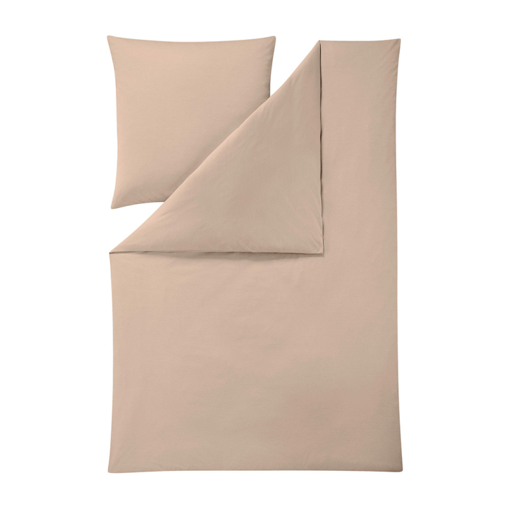 Estella Mako-Interlock-Jersey-Bettwäsche Takoma Größe 155x220+80x80 cm, bahama