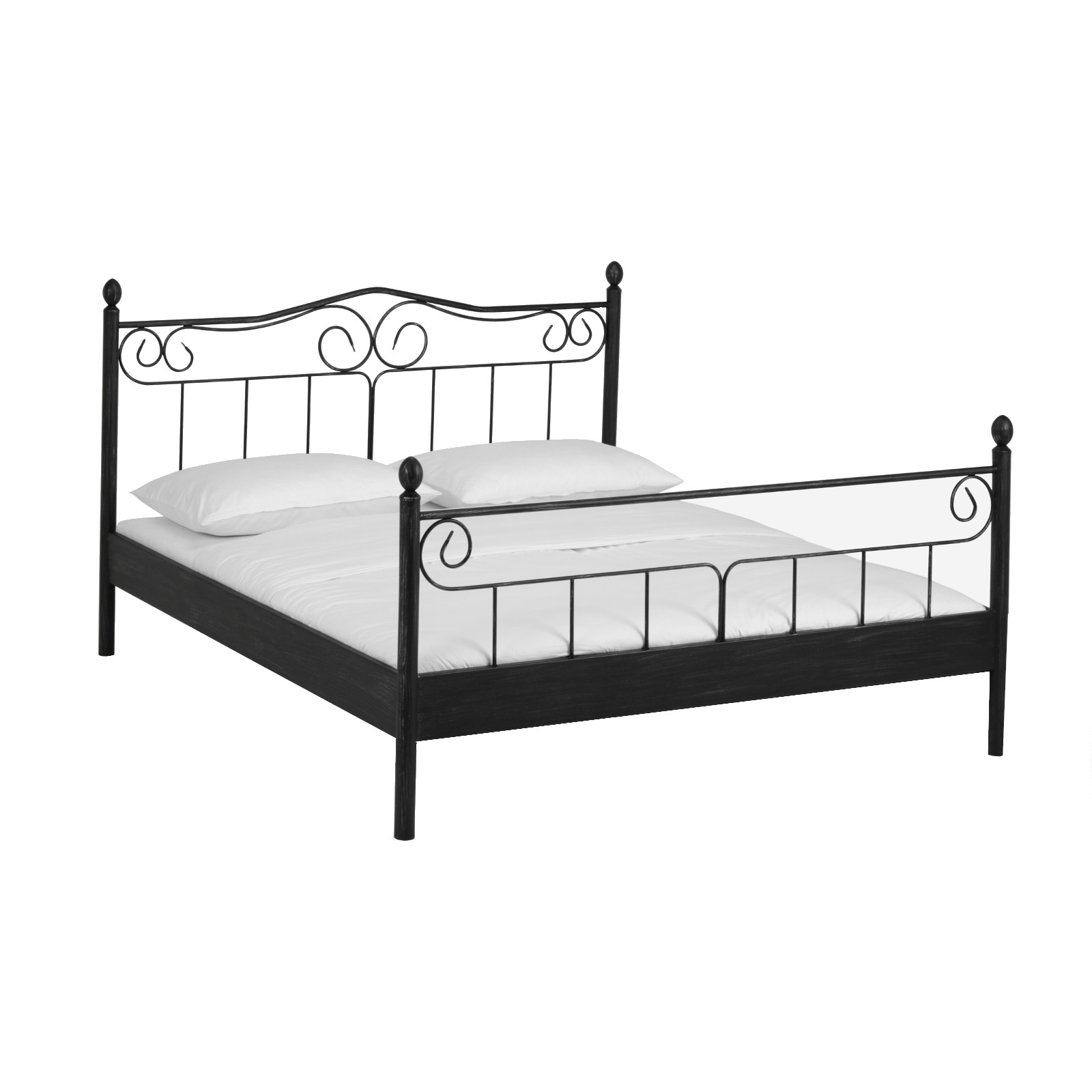 Dico Metall Bettrahmen Bettgestell Zypern mit Kopf und Fußteil