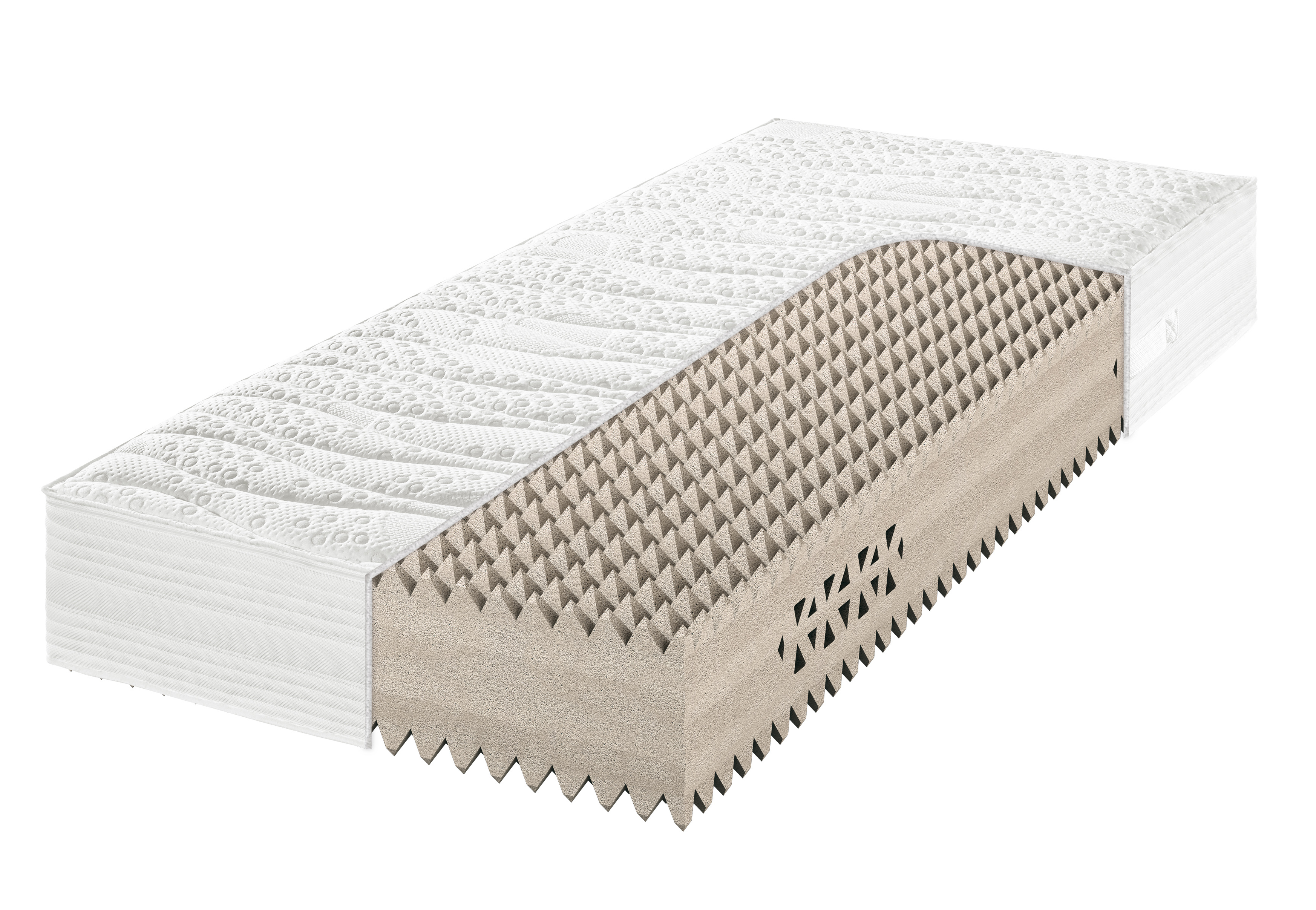 Frankenstolz Matratze PYRAMEDUS - Ultra HQR®-Kaltschaum H2