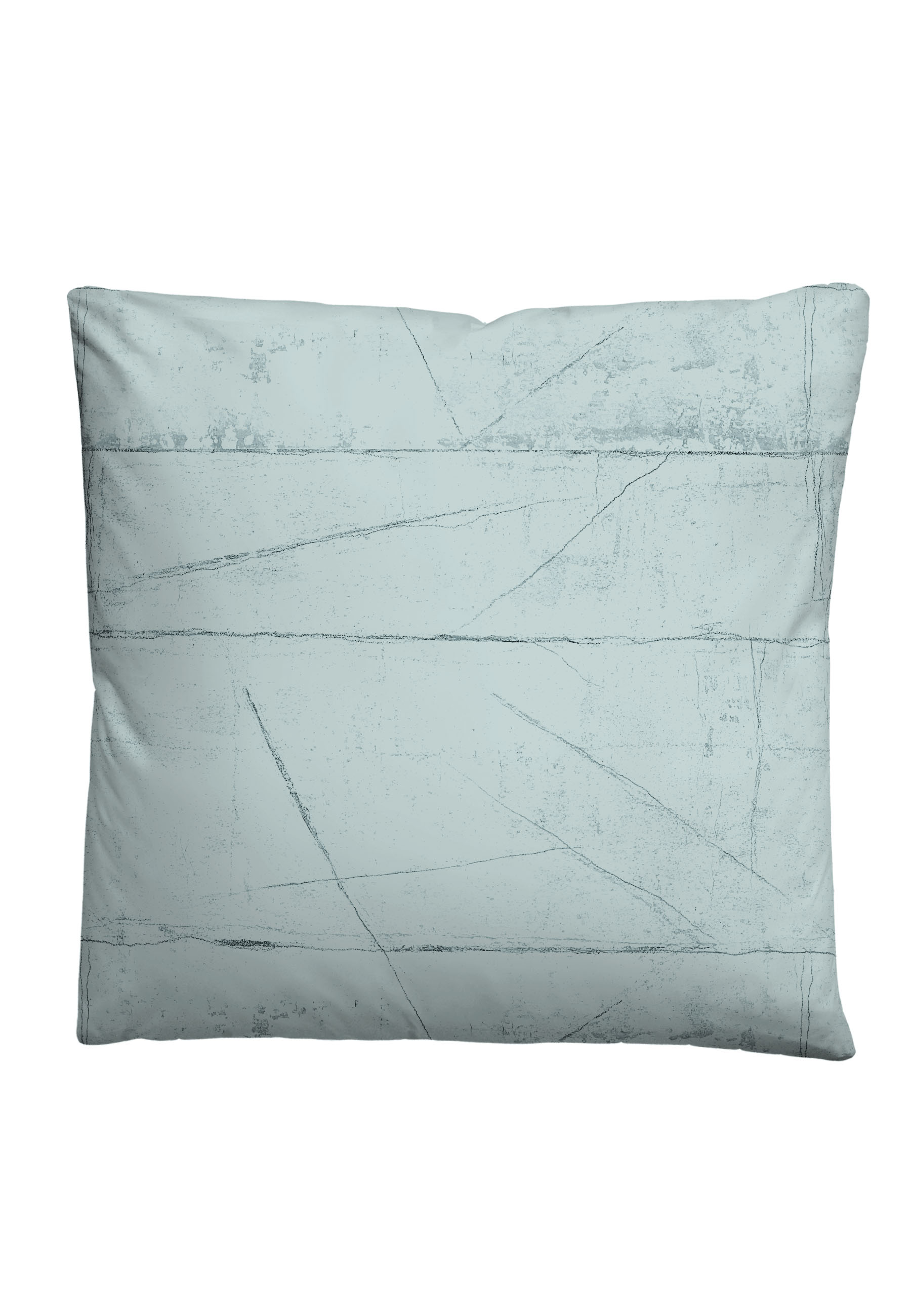 Biberna Baumwoll-Satin Bettwäsche 135 x 200 cm + 80 x 80 cm, ciel
