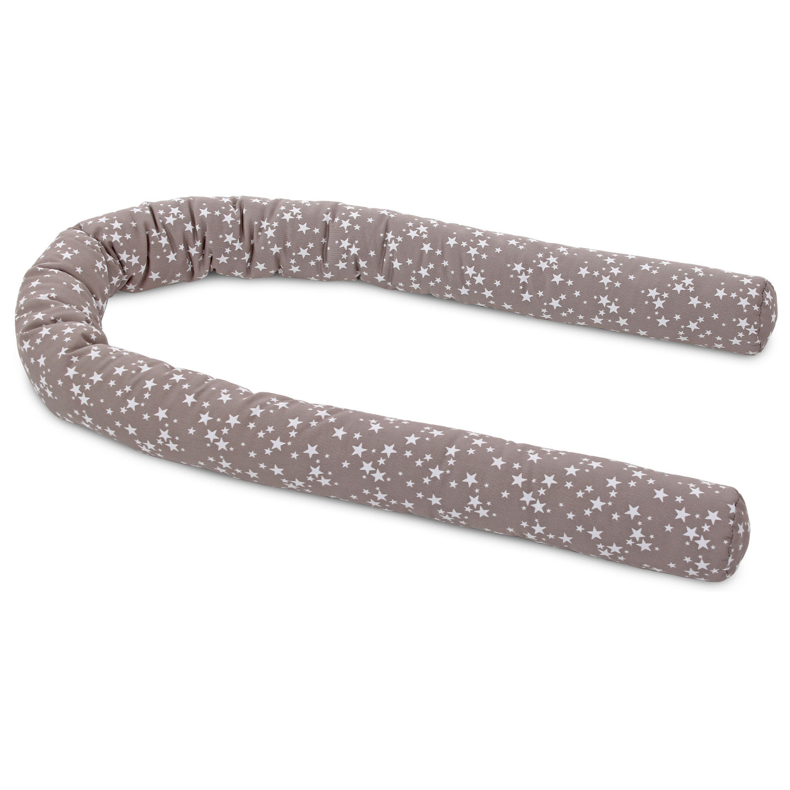 babybay Nestchenschlange Piqué für alle Modelle, taupe Sterne weiß