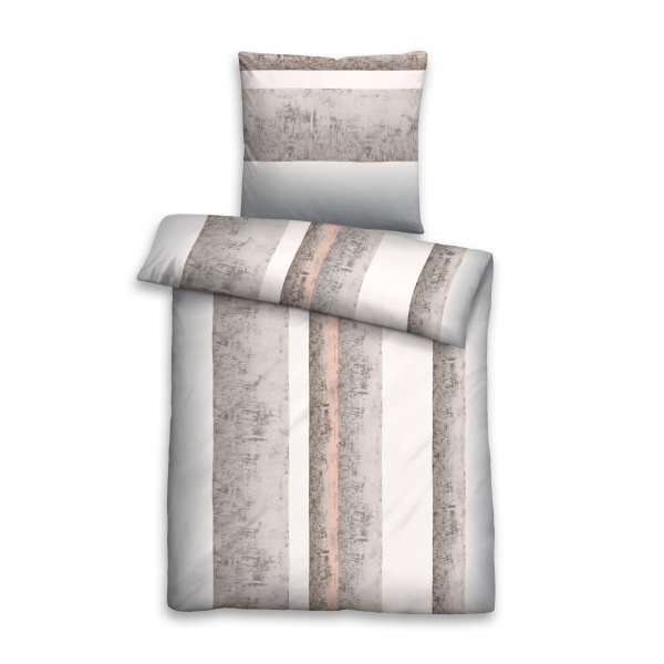 Biberna Edelflanell Bettwäsche 84239-544 Größe 155x220 cm