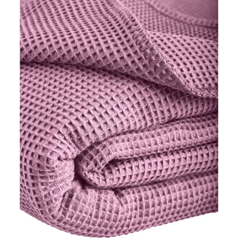 Kneer la Diva Pique Decke Qualität 91 Farbe rosé Größe 150x210 cm Kuscheldecke