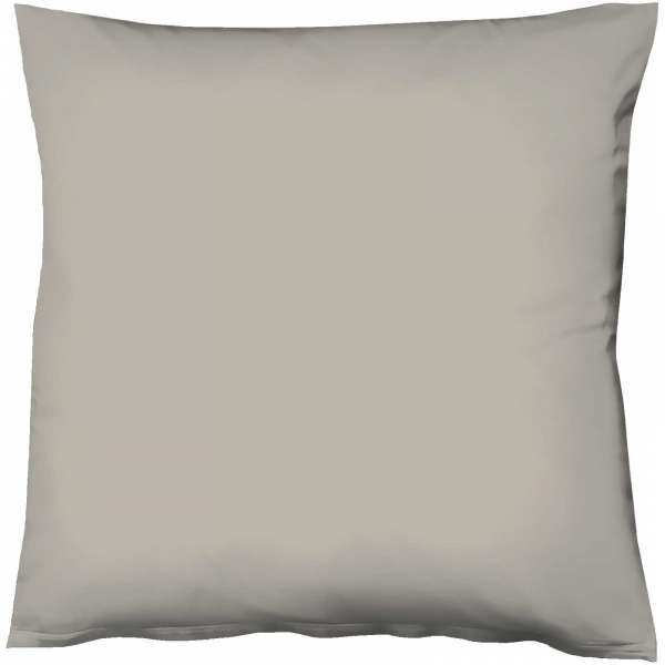 Fleuresse Mako-Satin-Kissenbezug uni colours grau 9021