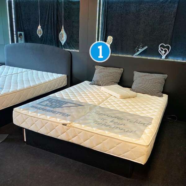 Abbco Kuss Wasserbett Dual 180x200 NP 2495€ Bett Ausstellungsstück