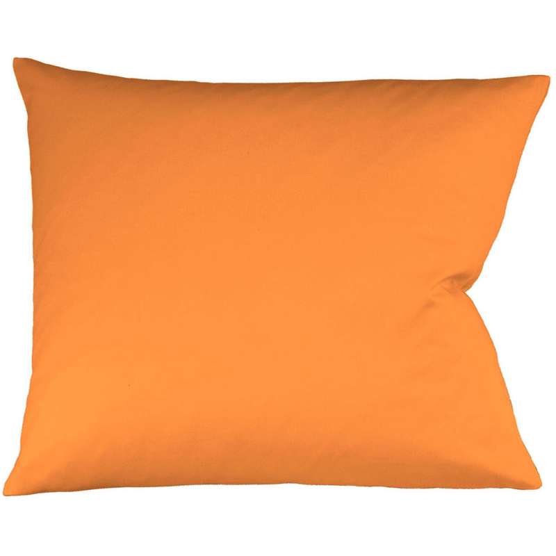 Fleuresse Interlock-Jersey-Kissenbezug uni colours orange 2044 Größe 35x40 cm