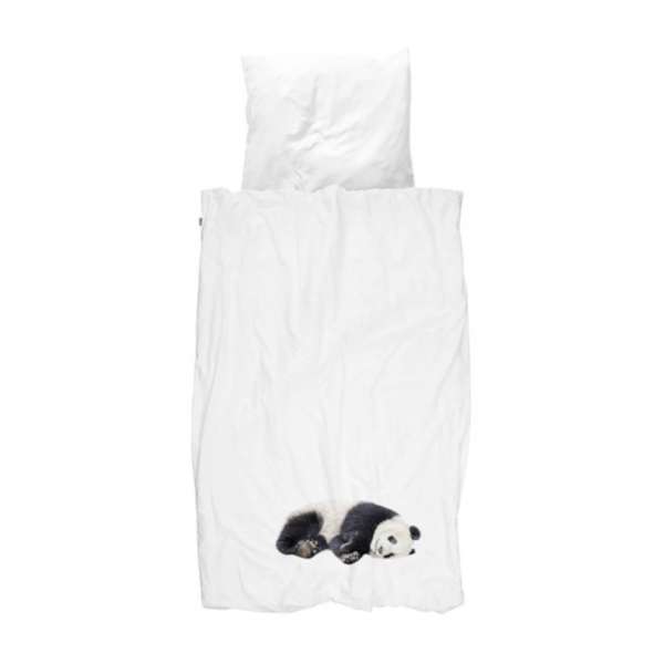 Snurk Bettwäsche Lazy Panda, Größe 135x200/80x80 cm