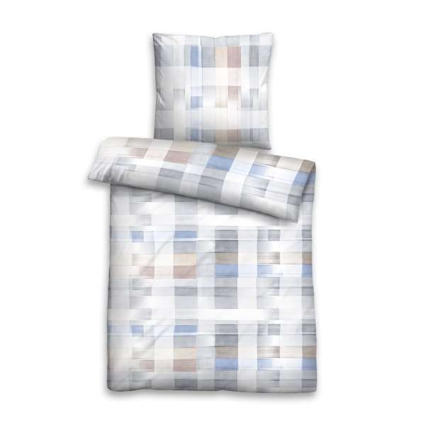 Biberna Mako Satin Bettwäsche 636038-256, Größe 155x220 cm