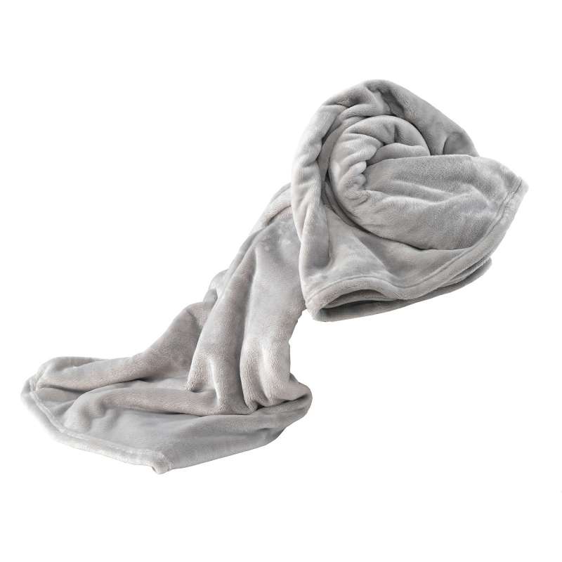 Holiday Heimtex Flanell-Kuscheldecke Mikrofaser 150x200 cm grau