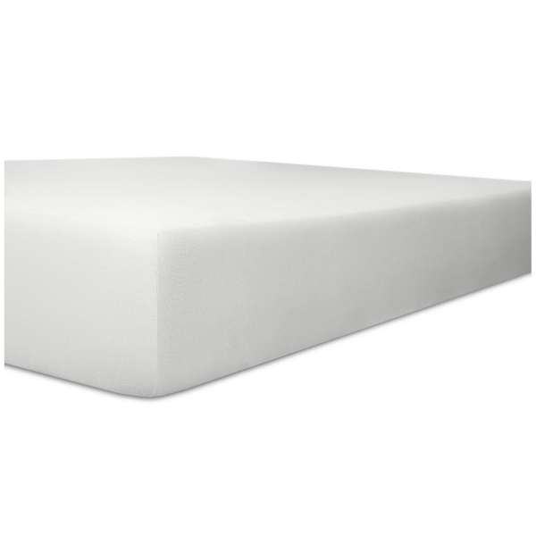 Kneer Easy Stretch Spannbetttuch für Matratzen bis 40 cm Höhe Qualität 251 Farbe weiß
