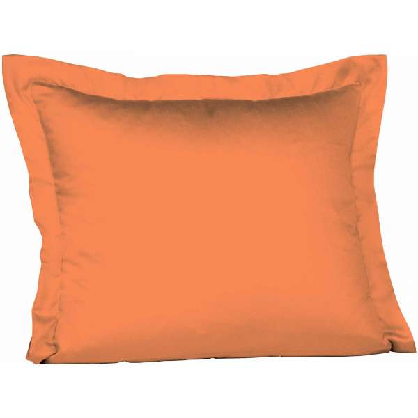 Fleuresse Mako-Satin-Kissenbezug uni colours terra 5215 Größe 35x40 cm