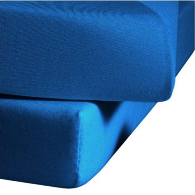 Fleuresse Mako-Jersey-Spannlaken Jenny C Farbe meeresblau 6072