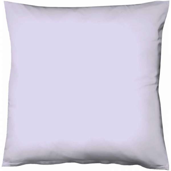 Fleuresse Mako-Satin-Kissenbezug uni colours helllavendel 5014, Größe 50x50cm