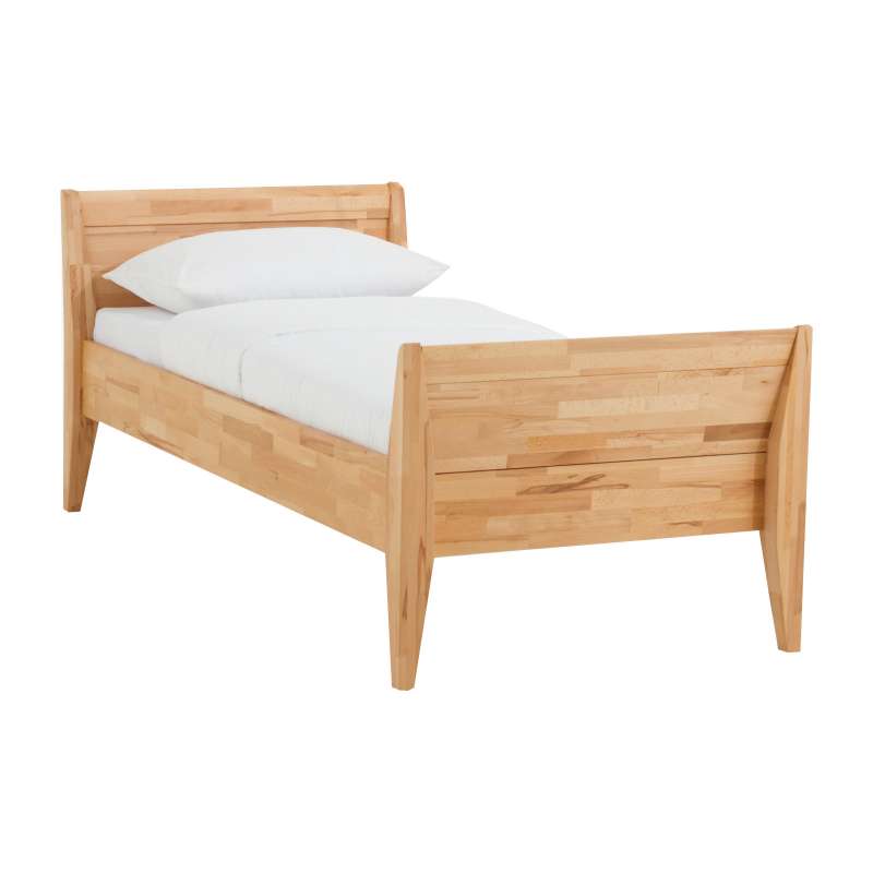 Dico Einzelbett Massivholz Komfortbett 450.00, Buche lackiert